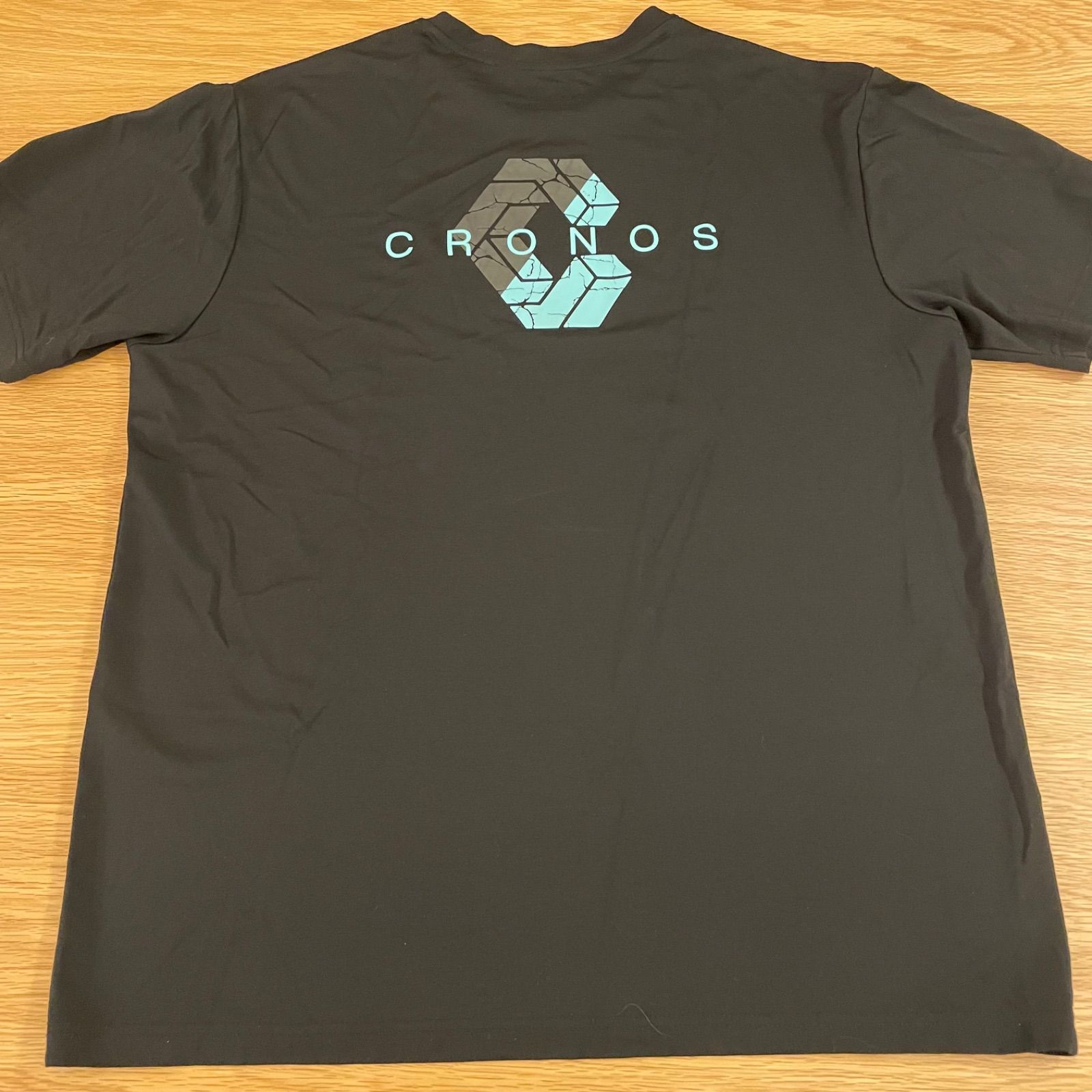 値下げok】CRONOS 半袖 Tシャツ ブラック グラフィックT - メルカリ