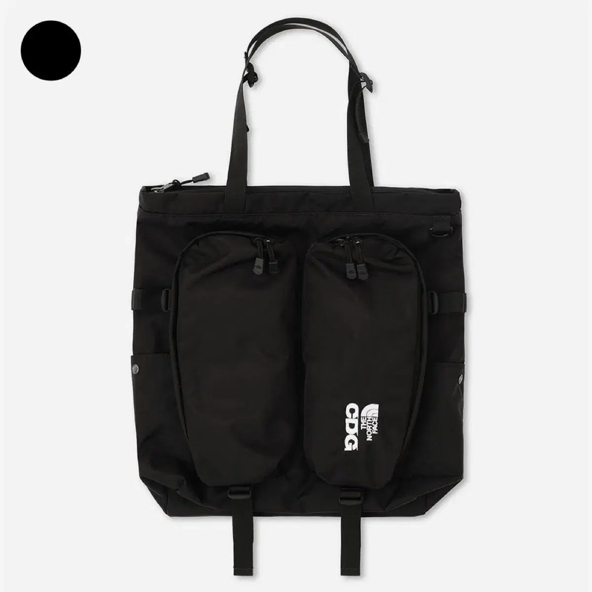 CDG X THE NORTH FACE ブラック トートバッグ-【開店記念セール！】