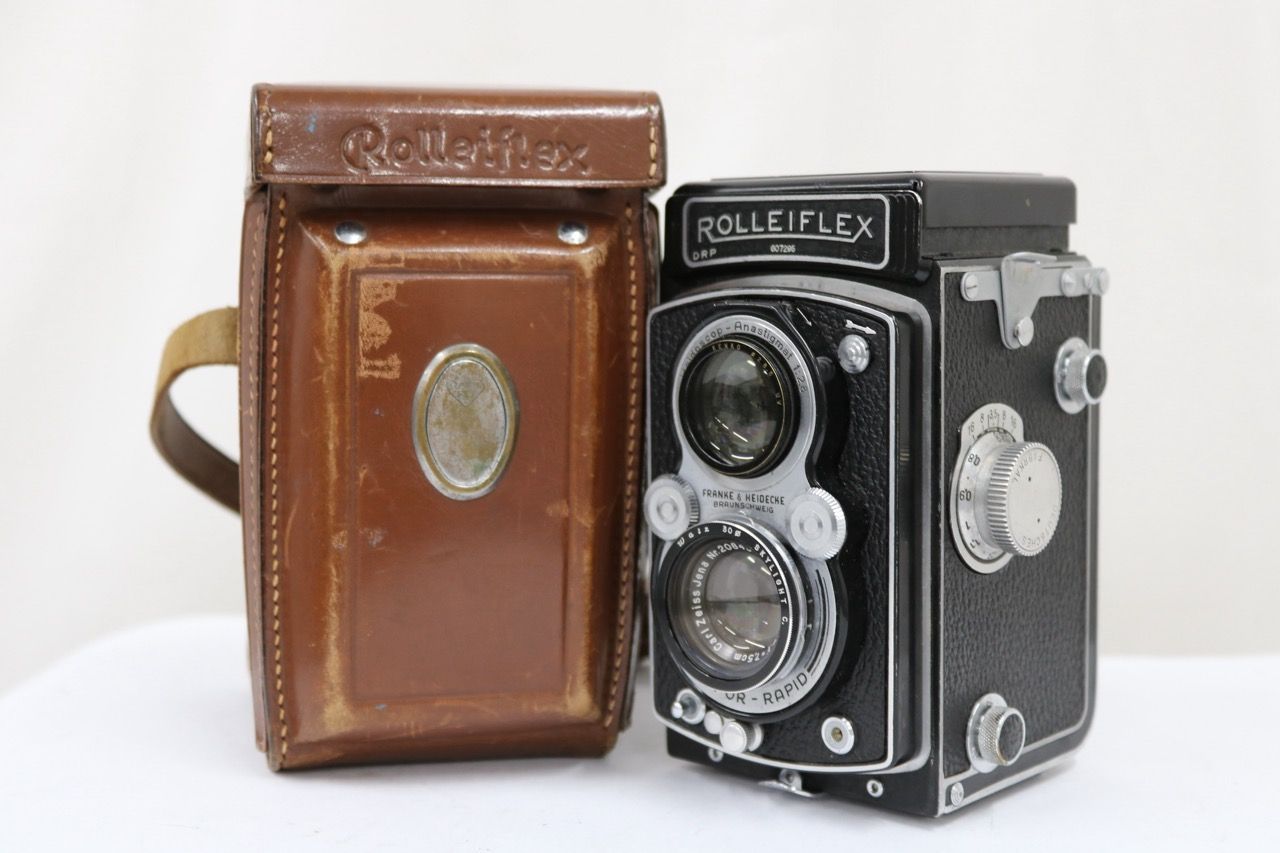 【返品保証】 【希少】 ローライ Rolleiflex Automat Type2 Tessar 7.5cm F3.5 二眼カメラ e8662