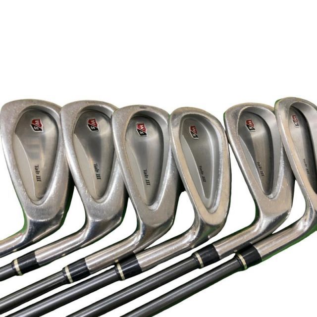  ウィルソン Wilson staff Tab III  6S アイアンセット IR TAPER FLEX SHAFT (フレックスR) メンズ 男性用 右利き 右用 Cランク ゴルフクラブ