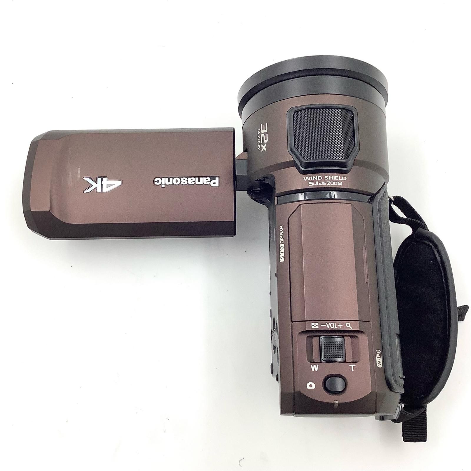 週末値下げ中】Panasonic 4KビデオカメラHC-VX1M ブラウン 【公式通販】