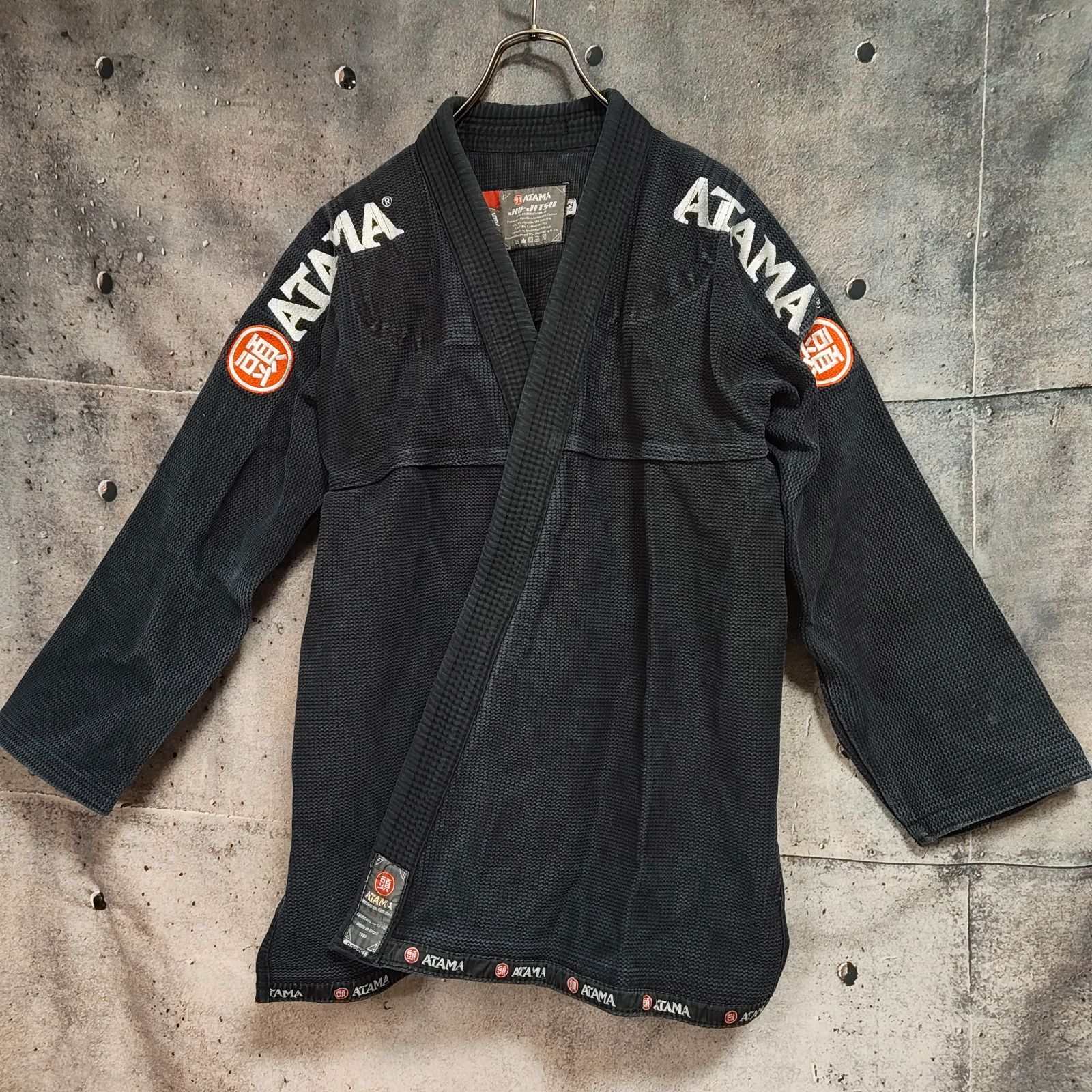 ATAMA 柔術着 ブラジリアン柔術衣 ブラジル製 黒 A2サイズ相当 BJJ 