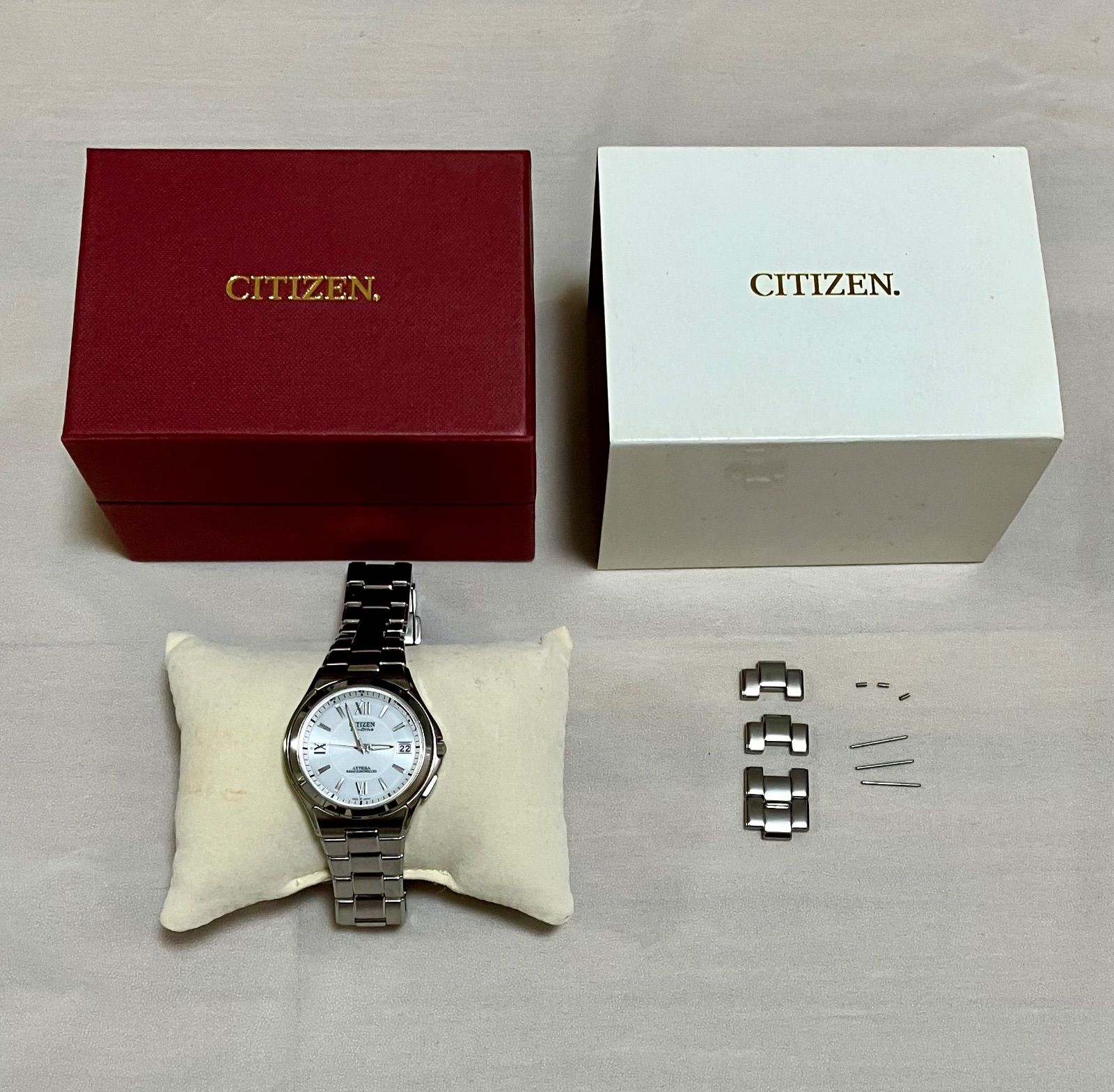 ☆稼働品☆CITIZEN シチズン/アテッサ☆H110-T011331☆チタン 
