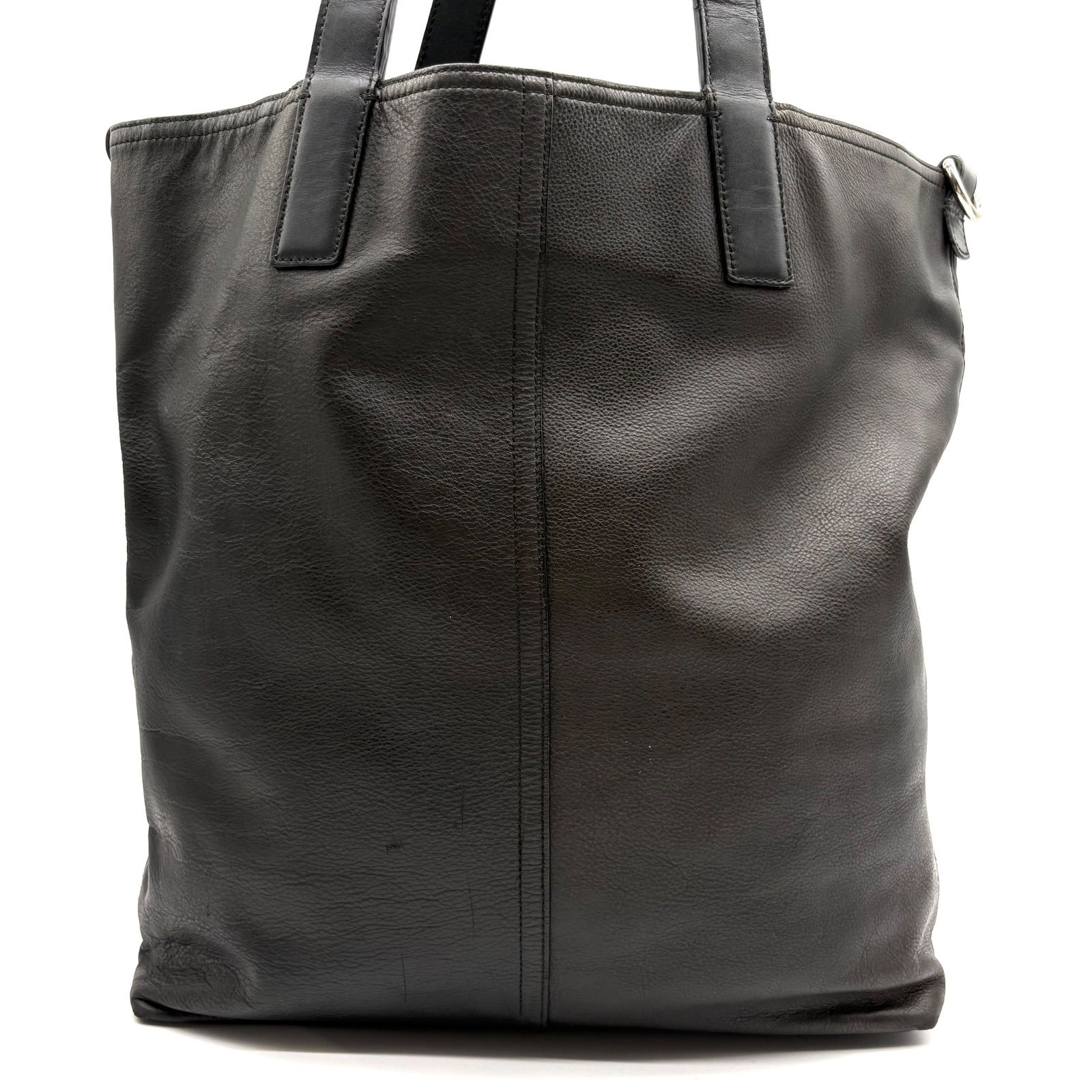 美品✨】COACH y2k Black Pebbled Leather Reversible Tote Bag Unisex 