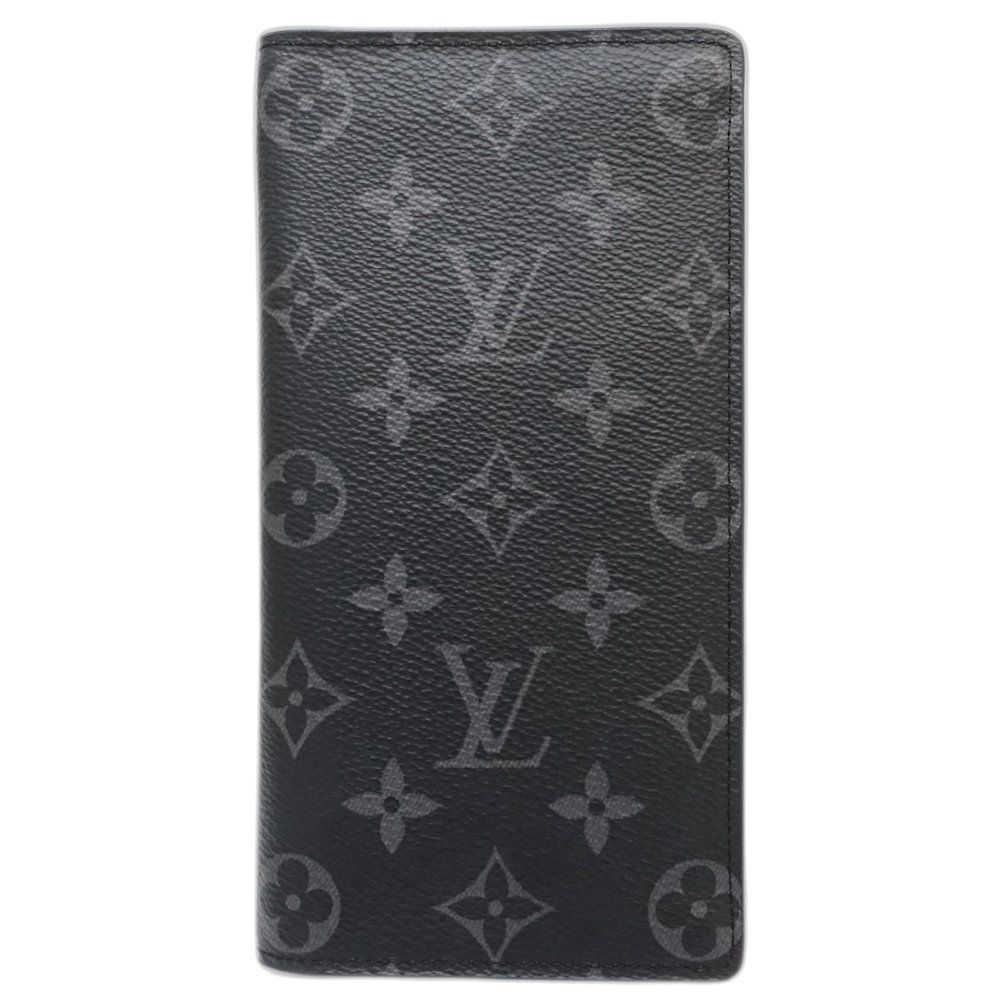 ルイヴィトン モノグラム エクリプス･ポルトフォイユ･ブラザ  M61697【Bランク】(中古) LOUIS VUITTON ルイヴィトン 長財布 M61697 レディース ポルトフォイユ