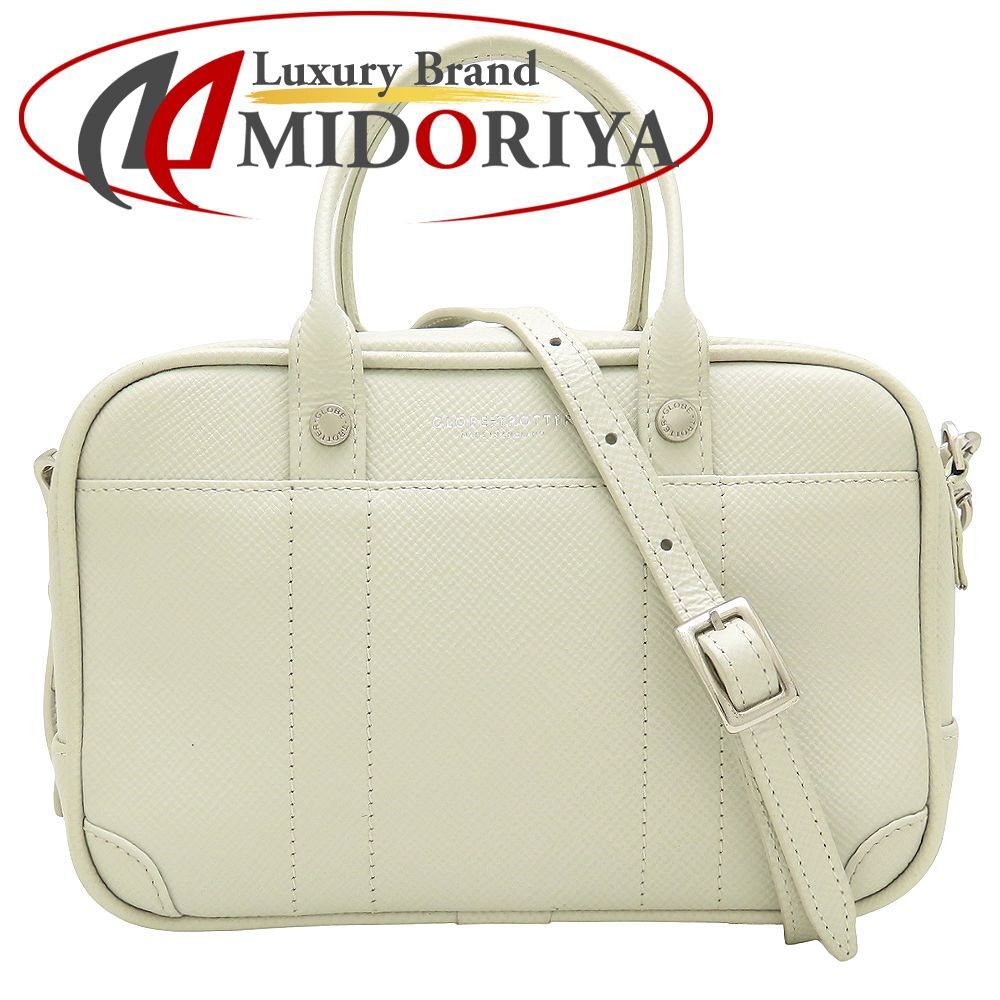 GLOBE TROTTER GLOBTROTTER JET BOWLING BAG SHOULDER BAG MINI BAG LEATHER WHITE TY/352619 [pre]