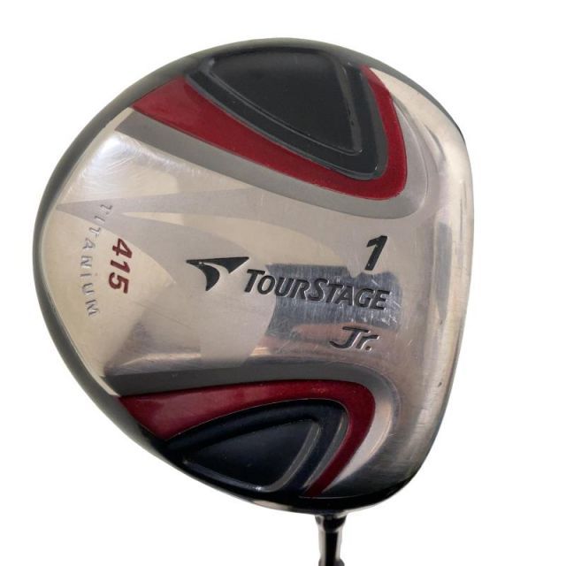 【中古】 ブリヂストン TOURSTAGE Jr.ホワイトシリーズ(2010) 1W(チタン) ドライバー DR TOURSTAGE Jr.(ホワイト) (フレックスUNI) ジュニア キッズ 子供用 右利き 右用 Cランク ゴルフクラブ