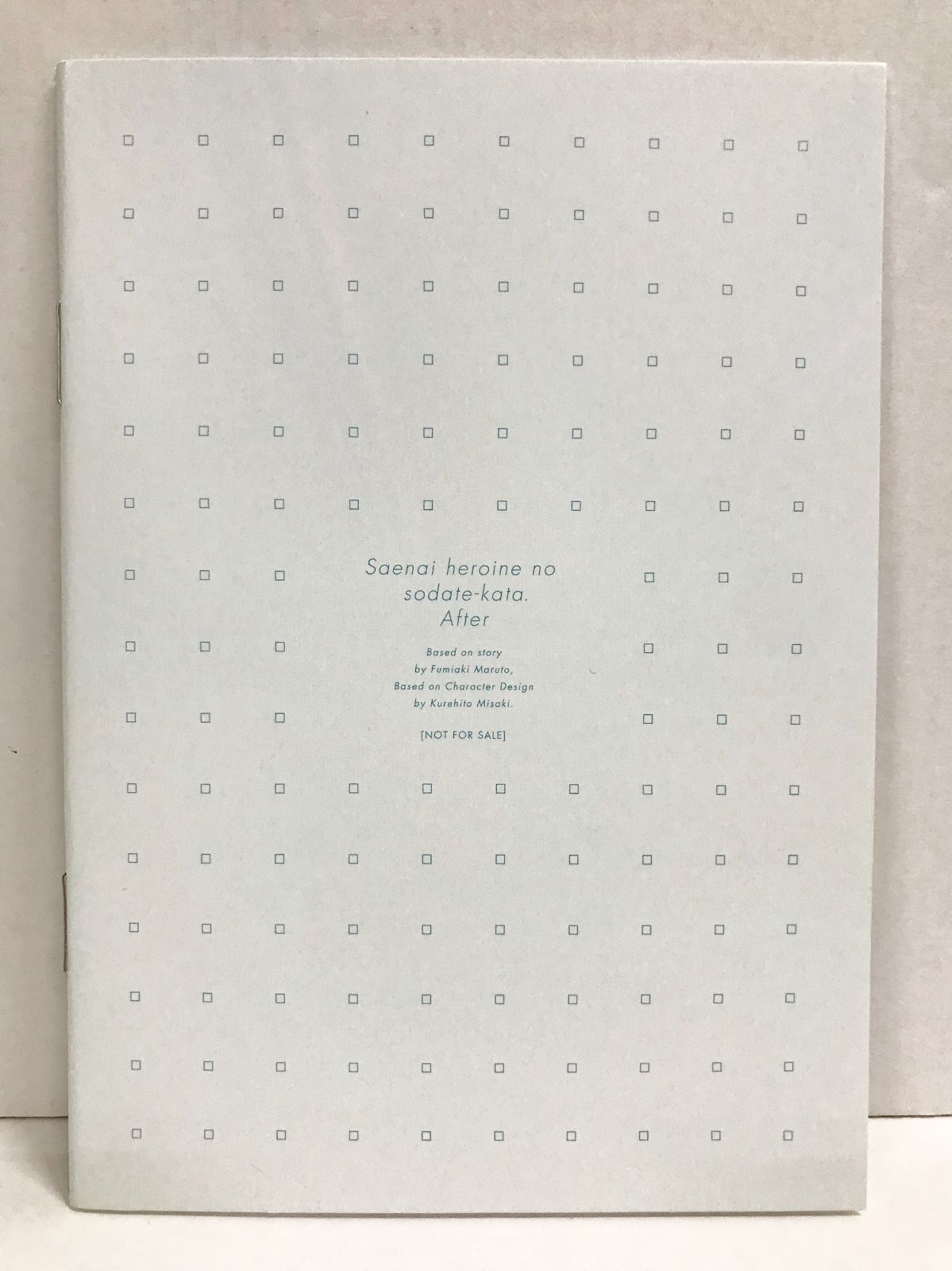 33. 冴えない彼女の育てかた Fine 5週目入場者特典 小説＆複製原画15枚
