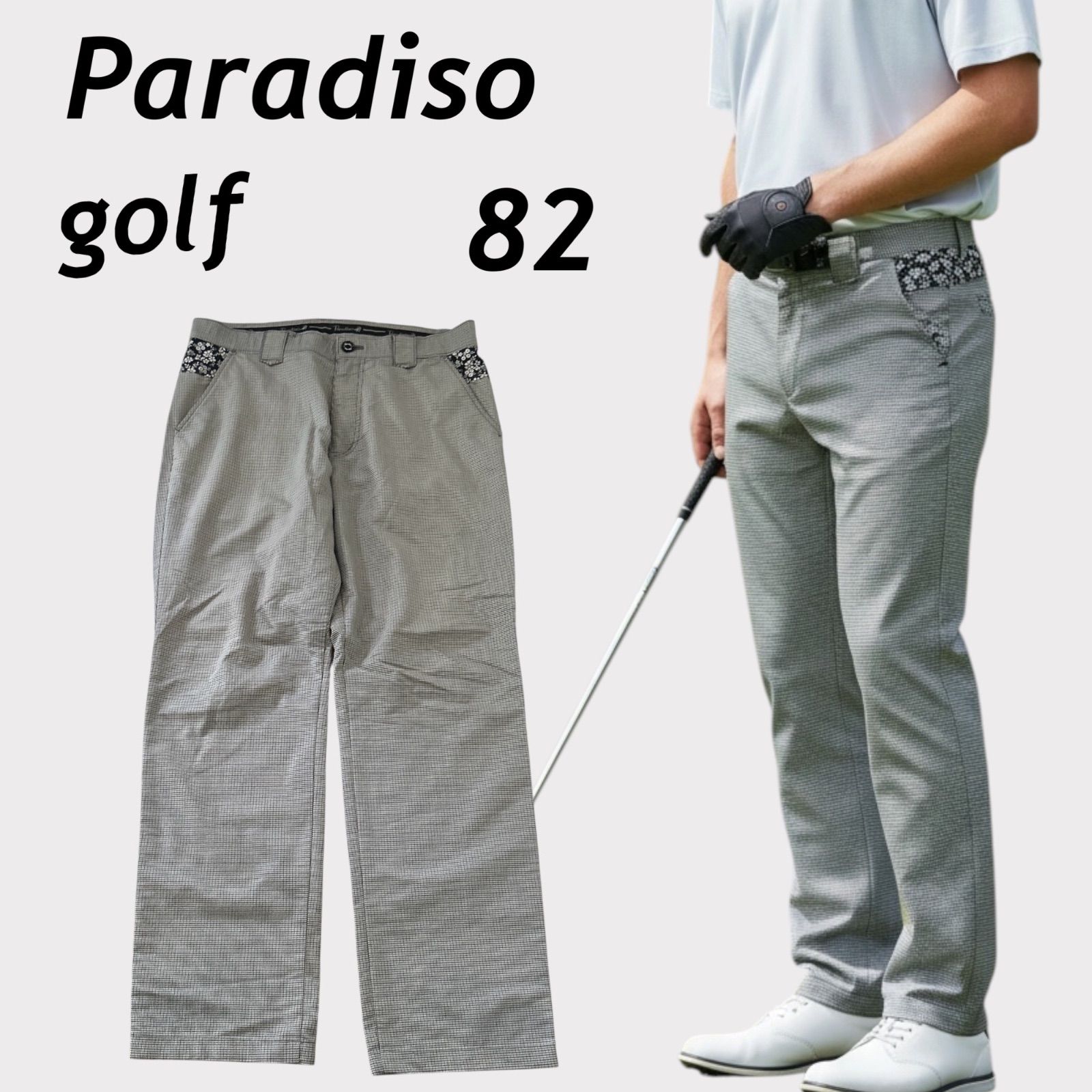 PARADISO ゴルフパンツ Paradiso - パラディーゾ ゴルフパンツ メンズ