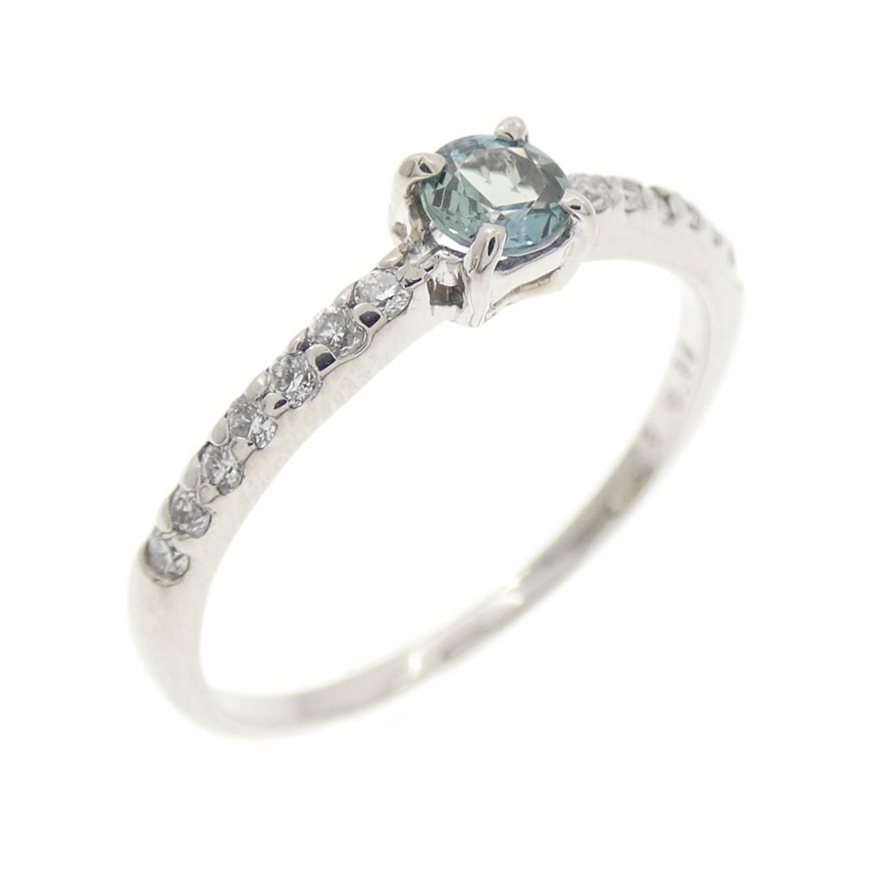 アレキサンドライト0.18ctダイヤ0.14ct pt900リング PT900 アレキサンドライト リング 0.18CT - メルカリ