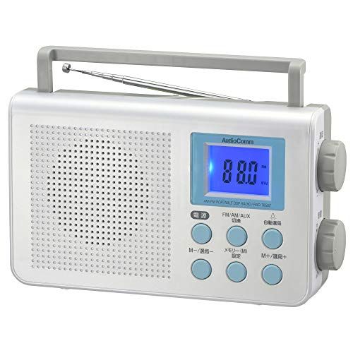 オーム(OHM) AudioComm ポータブルDSPラジオ AM/FM RAD-T650Z 03-0374電機