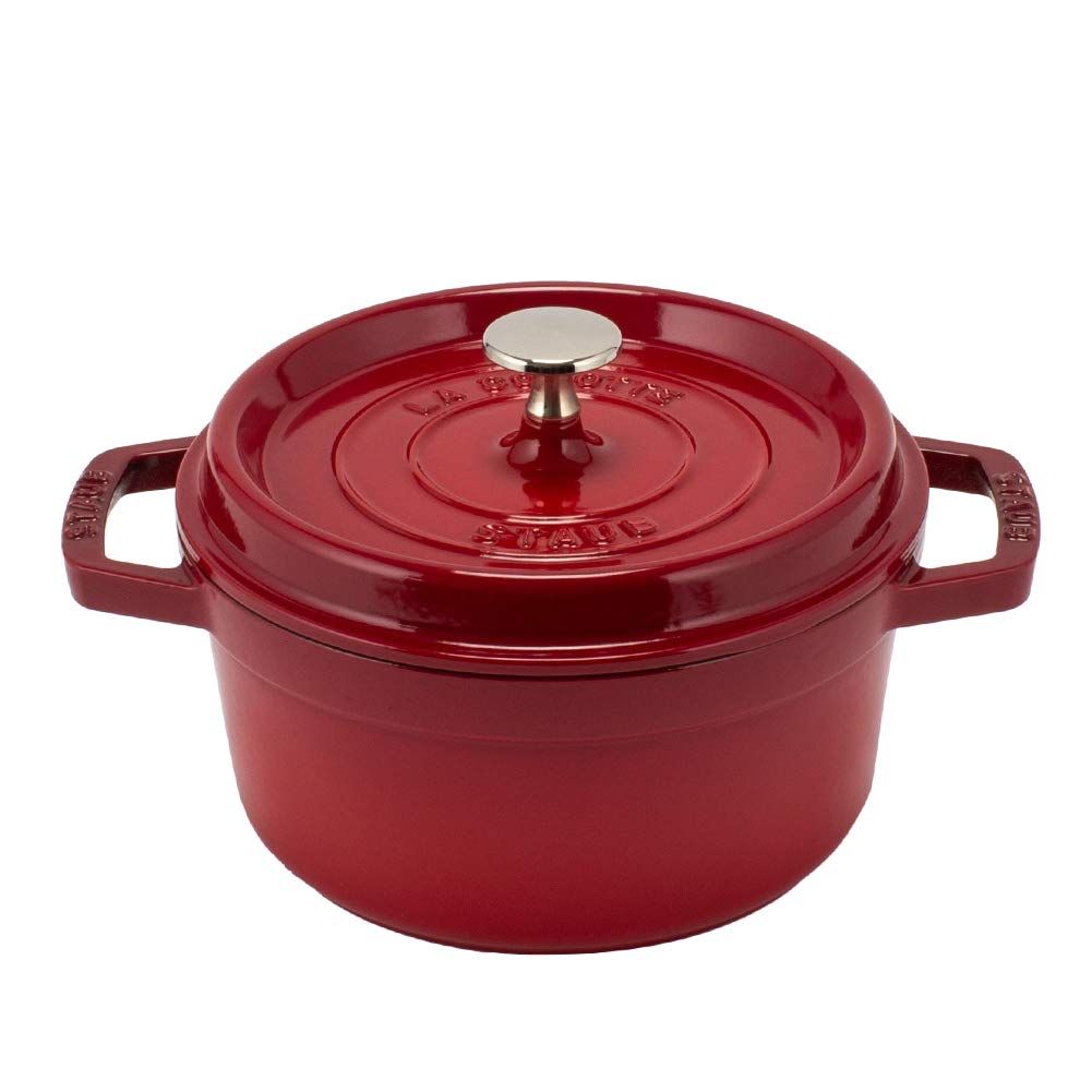 [ ストウブ 鍋 ] Staub ピコ・ココット ラウンド 20cm チェリー／レッド 1102006/40509-820-0 両手鍋 ホーロー鍋 Rund Brater cherry ピコ ココット 鍋 なべ おしゃれ 調理器具 キッチン用品 [並行輸入品]