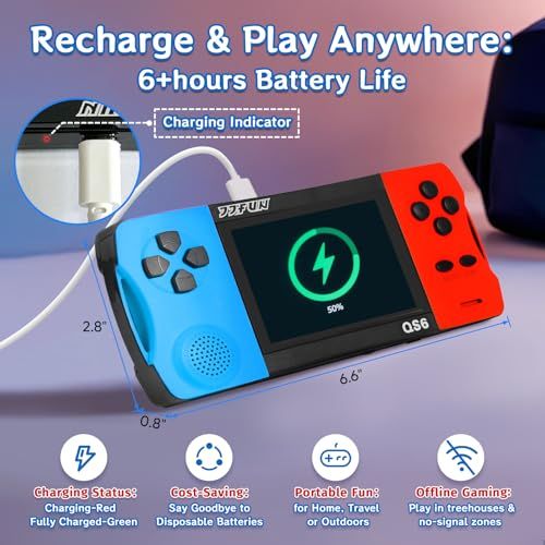 ポータブル 携帯ゲーム機 子供用 | 216種レトロゲーム内蔵 | WiFi不要