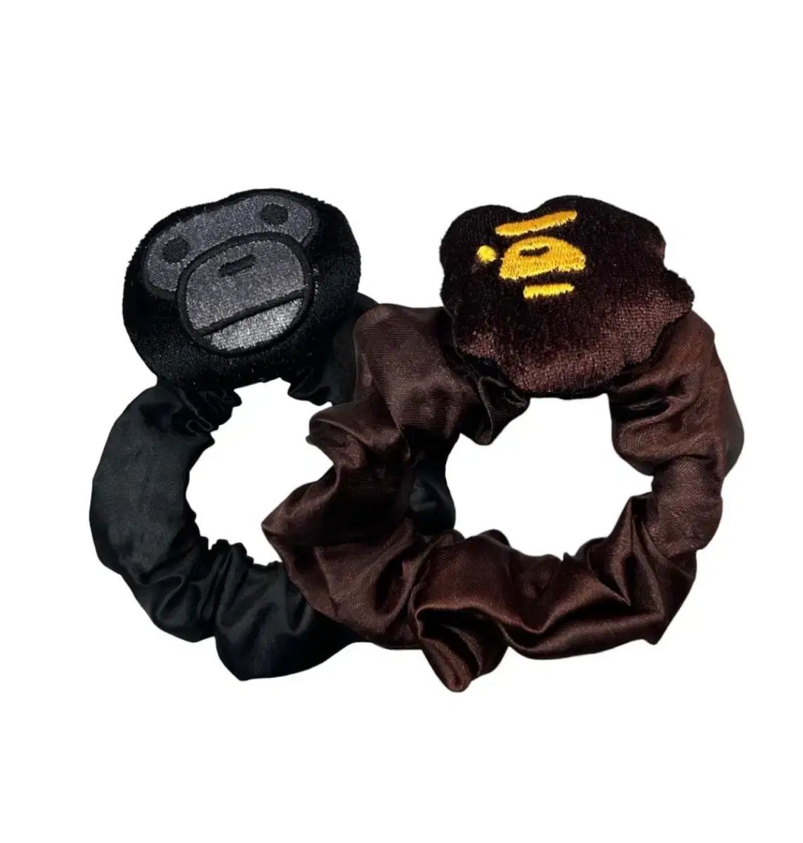 A BATHING APE ベイビーマイロ BIGサル ヘッド シュシュ ヘアゴム
