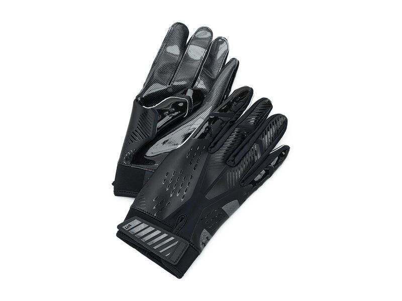 アンダーアーマー メンズ アクセサリー 手袋 Under Armour Blur Football Gloves BlackBlackMet ブラック
