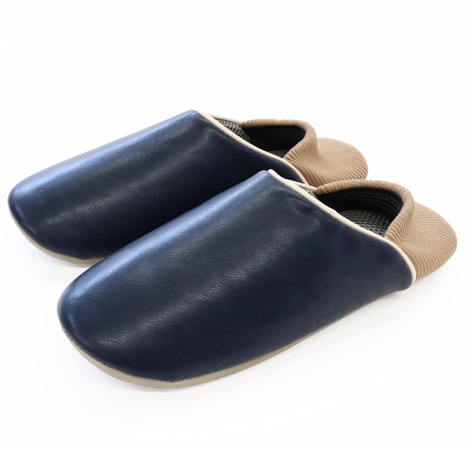 新品 [オクムラ] okumura 普段履きできる防災スリッパ ブラック Lサイズ NSAN1901BK 防災スリッパ ガラス片から足を守る レザー調の風合い