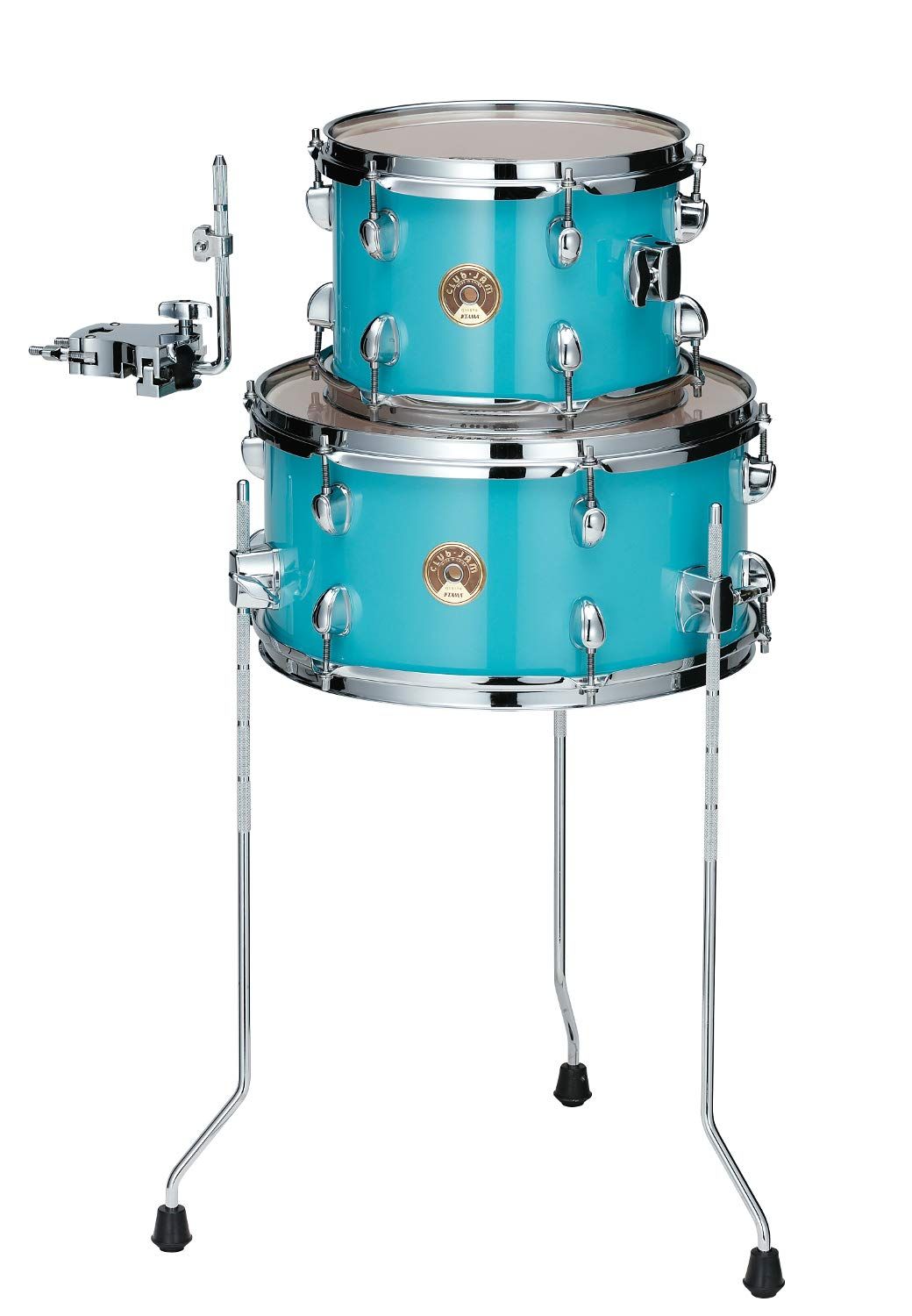 新品 TAMA タマ 【超コンパクトな、“最少単位ドラムセット、CLUB-JAM MINI】 10タム+14フロア アドオン・パック アクア・ブルー LJKT10F14-AQB