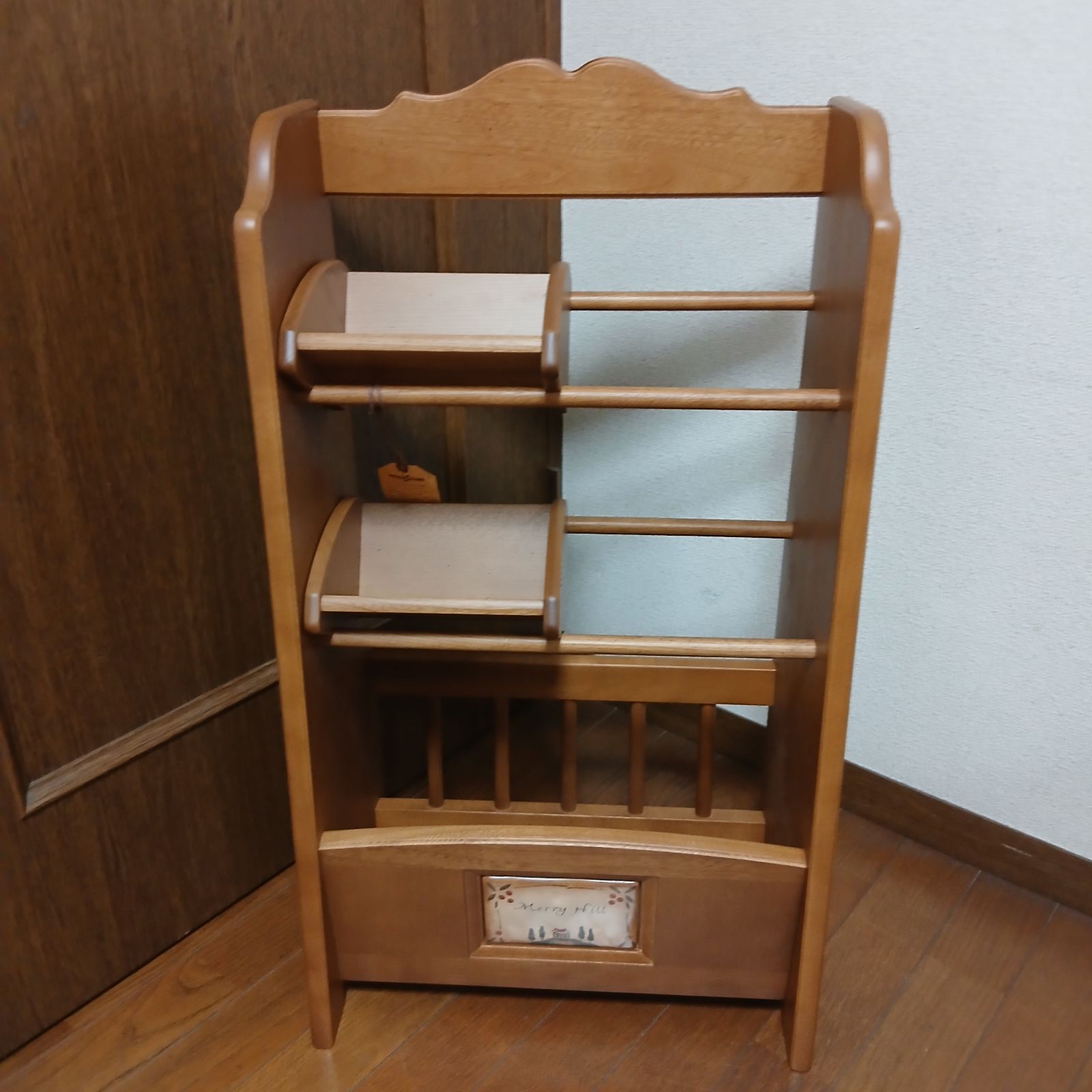 カリモク（karimoku）木製マガジンラック-自社工場/高品質/低価格