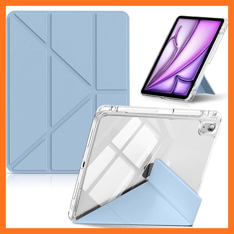 【新品】 CeiLarv コンパチブル iPad Air 11インチ M4/M3/M2 2026/2025/2024 ケース/iPad Air 10.9インチ 第5世代/第4世代 ケース 横置＆縦置 スタンド機能 ペンシル収納 超スリム Y折り PUレザー
