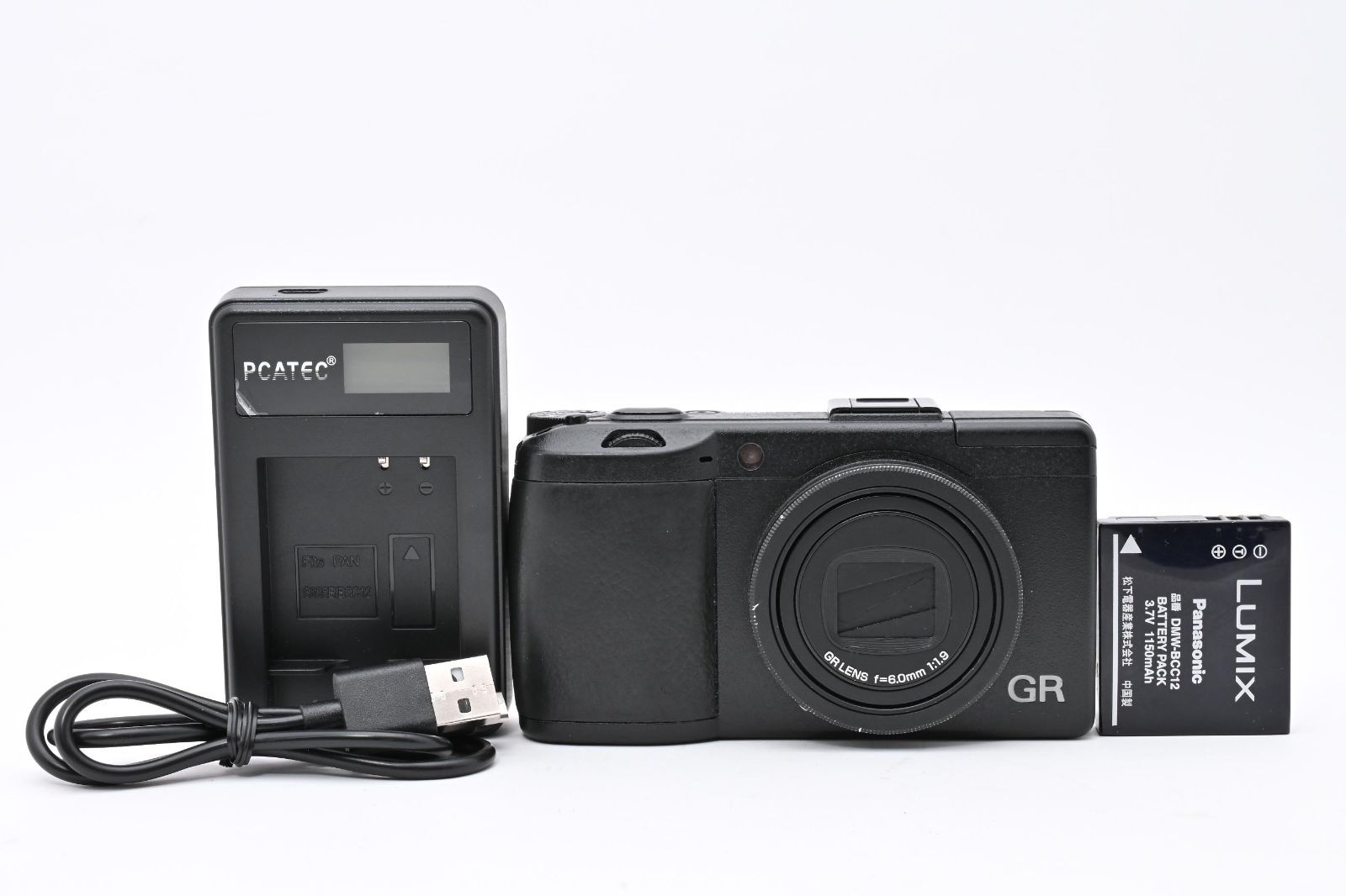 完動品】RICOH GR DIGITAL III F1.9明るい単焦点レンズ搭載 1000万画素 