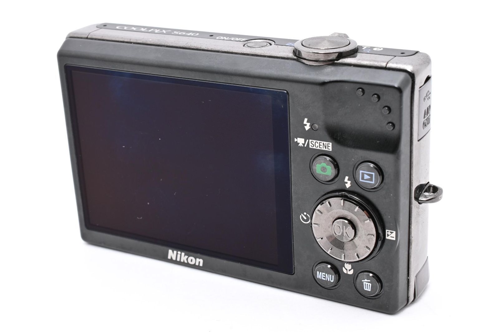 美品・完動品】Nikon COOLPIX S640 ブラック 快速レスポンス＆高速AFで 