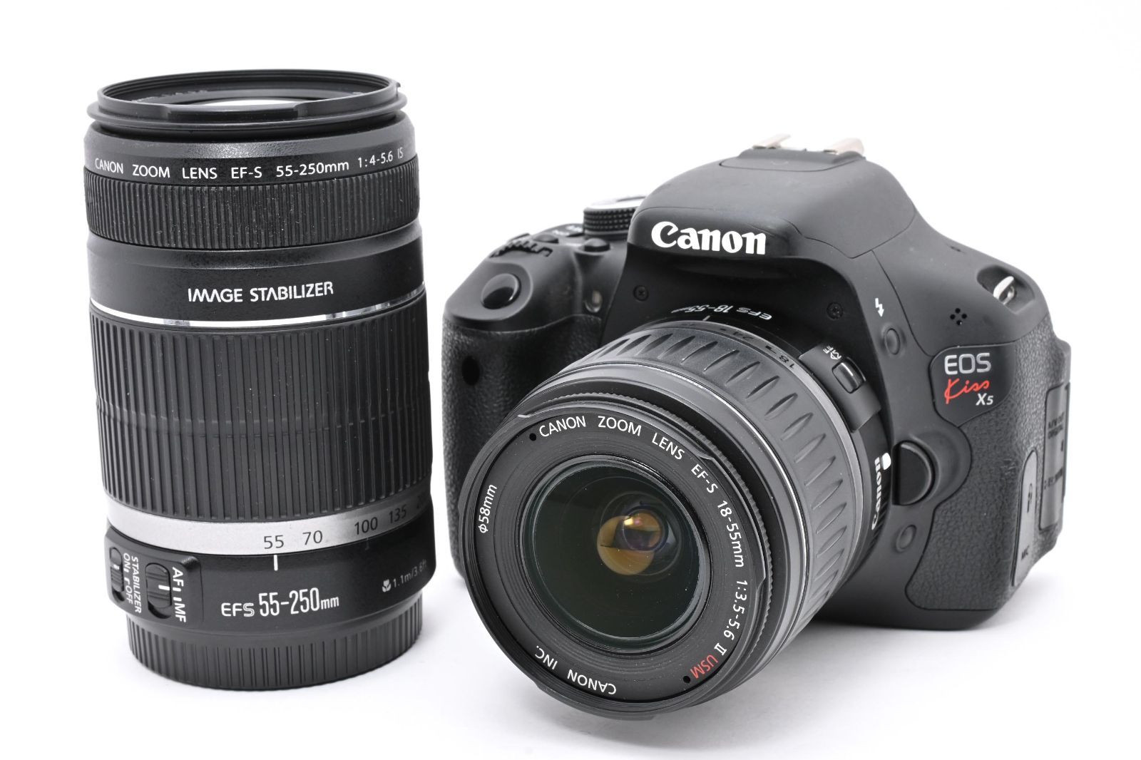 完動品】Canon EOS Kiss X5 ダブルズームキット バリアングル液晶で自
