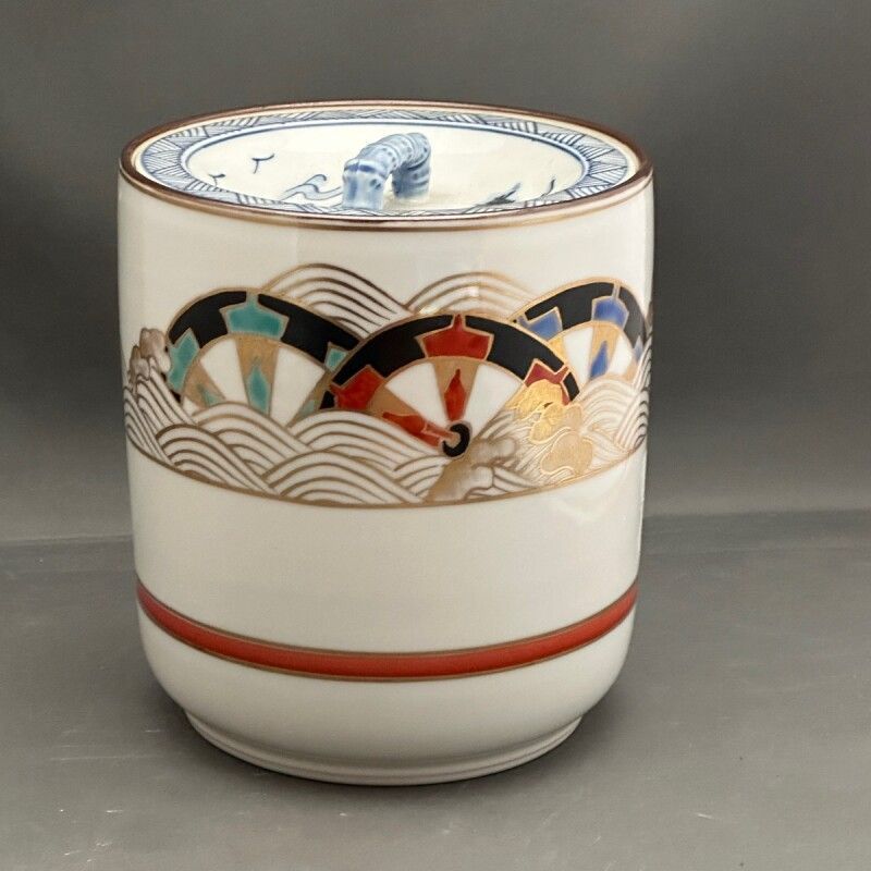 野々村仁清 仁清 水指 京焼 金彩 色絵 桜 紅葉 雲錦手 茶道具 陶器 野々村