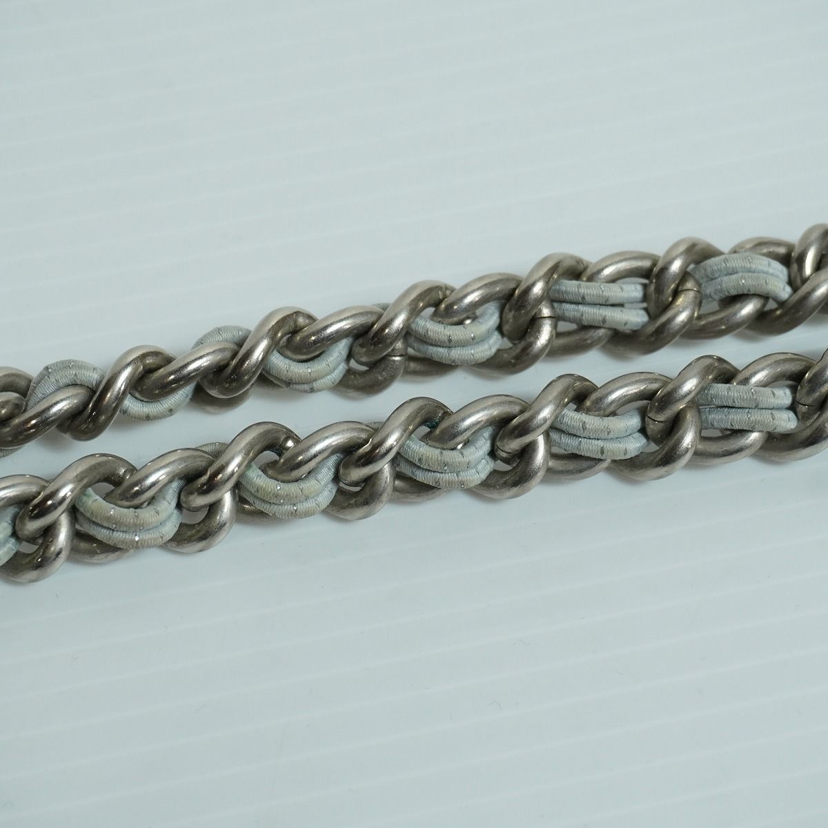 アクセサリー KAMIYA Laced Chain Necklace - GRAY メンズ KAMIYA Laced Chain Necklace - GRAY