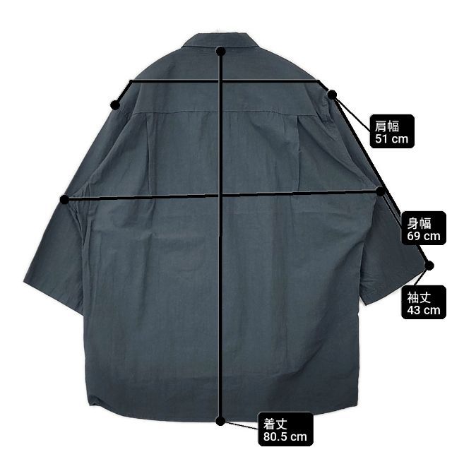 veritecoeur コットンリネン 2PKTシャツ ポケットシャツ 定価19008円 