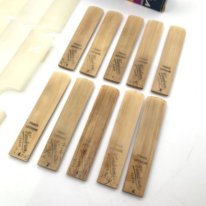 良品 Vandoren バンドーレン バスクラリネット リード セット まとめ 3