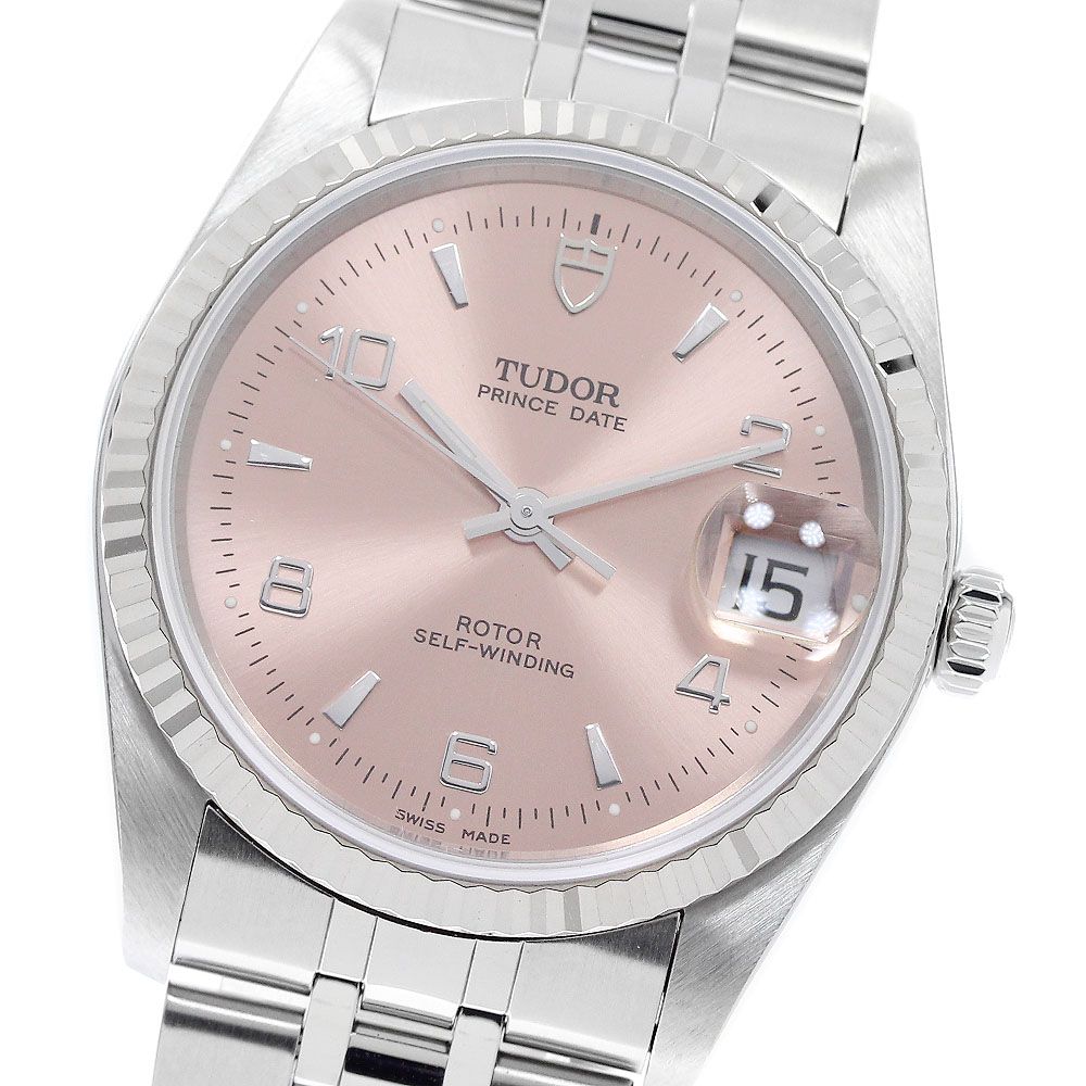 チュードル TUDOR 74034 プリンスデイト WGベゼル 自動巻き メンズ