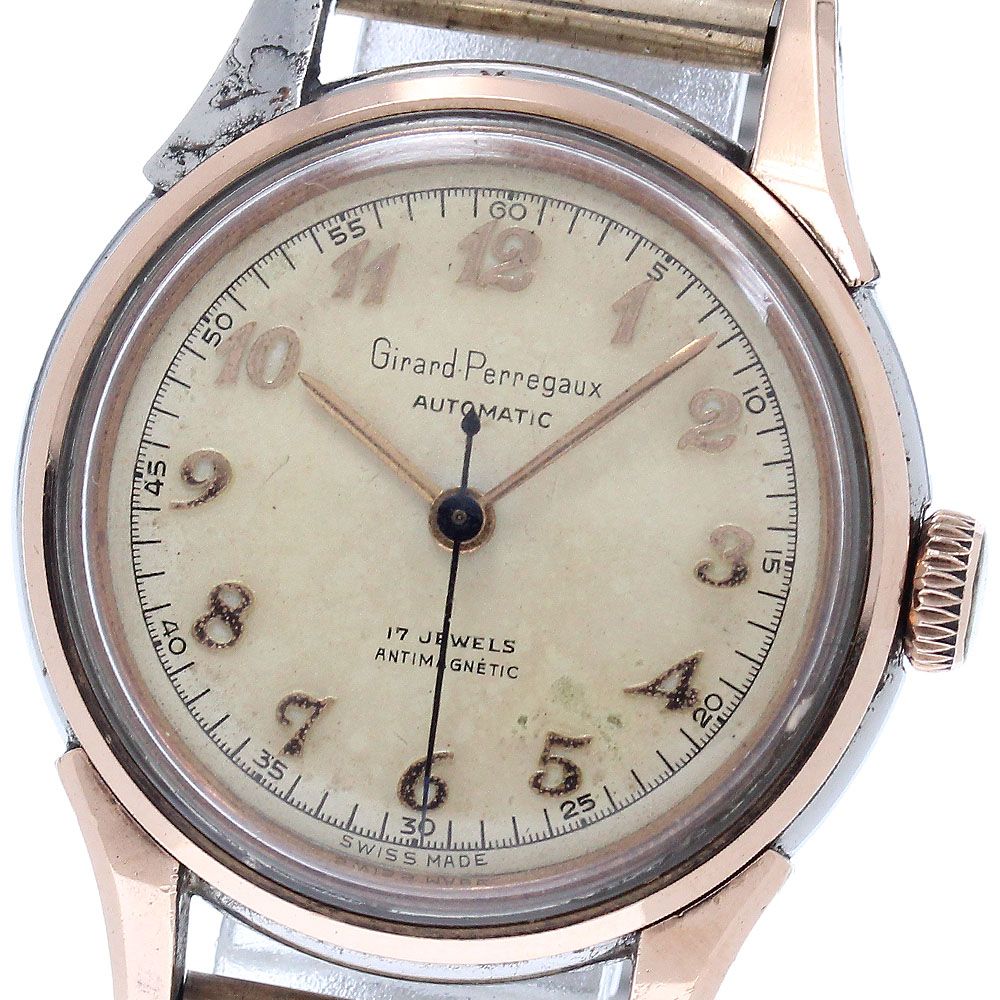 ジラール・ペルゴ GIRARD PERREGAUX ヴィンテージ 自動巻き ボーイズ _955504 ジラール・ペルゴ GIRARD PERREGAUX ヴィンテージ 自動巻き ボーイズ