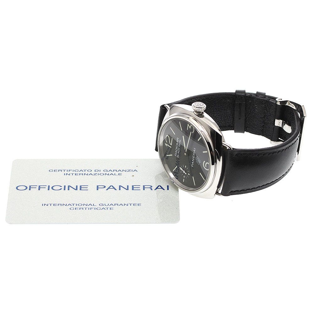 パネライ PANERAI PAM00380 ラジオミール ブラックシール ロゴ
