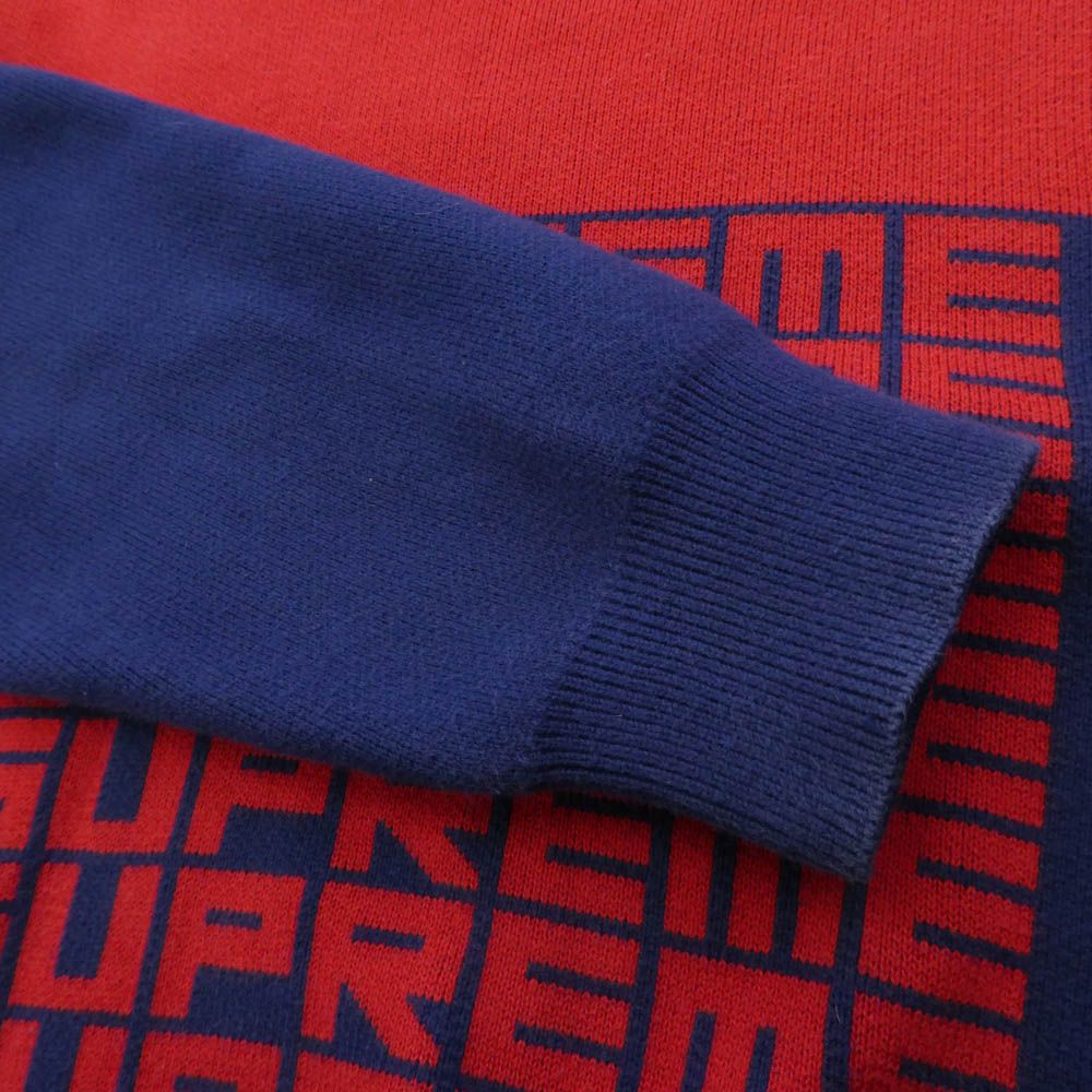 Supreme シュプリーム 18AW Logo Repeat Sweater ロゴリピート ニット