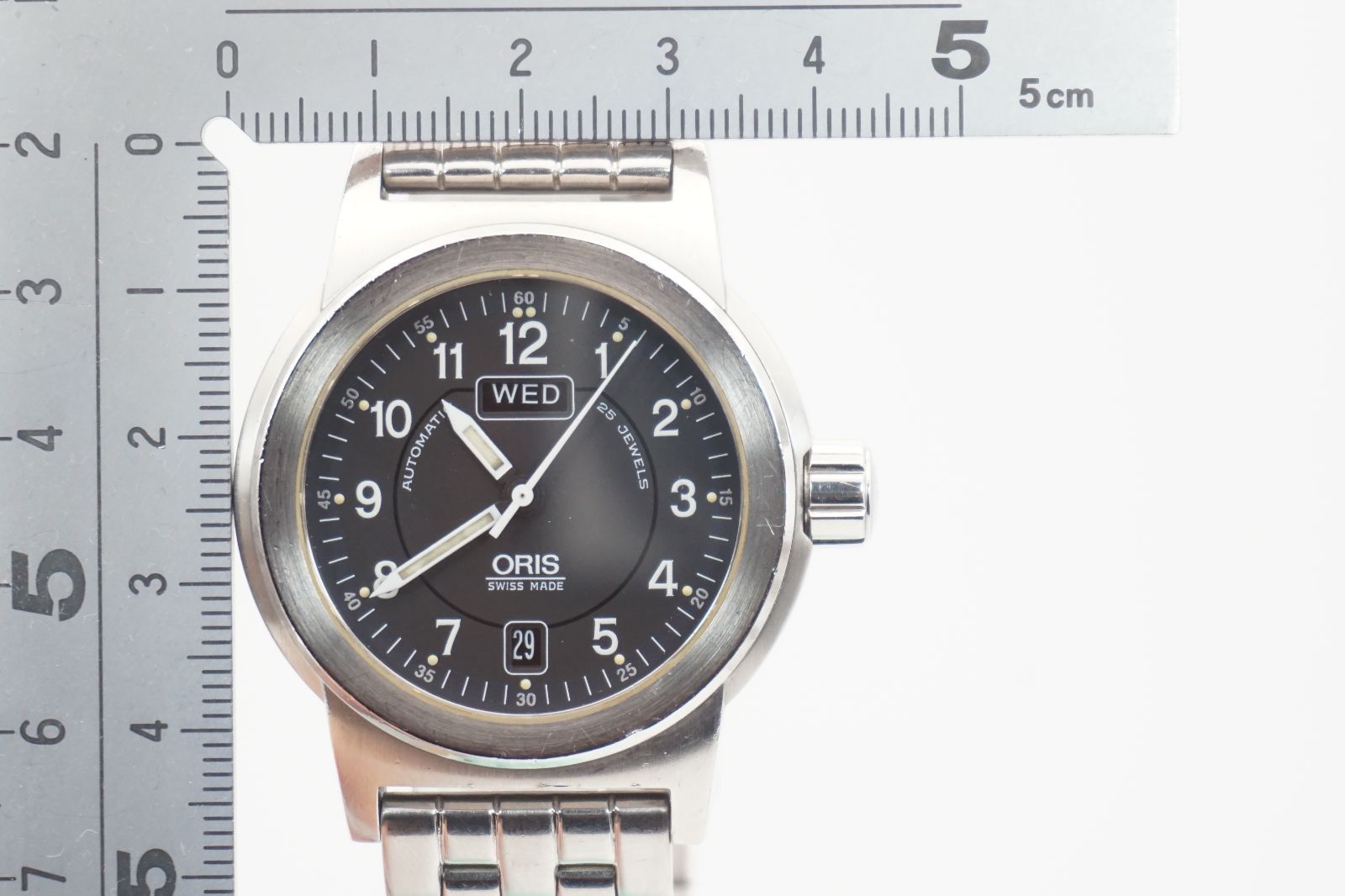 稼動品 オーバーホール済 オリス BC3 デイデイト 7500 ビッグクラウン 