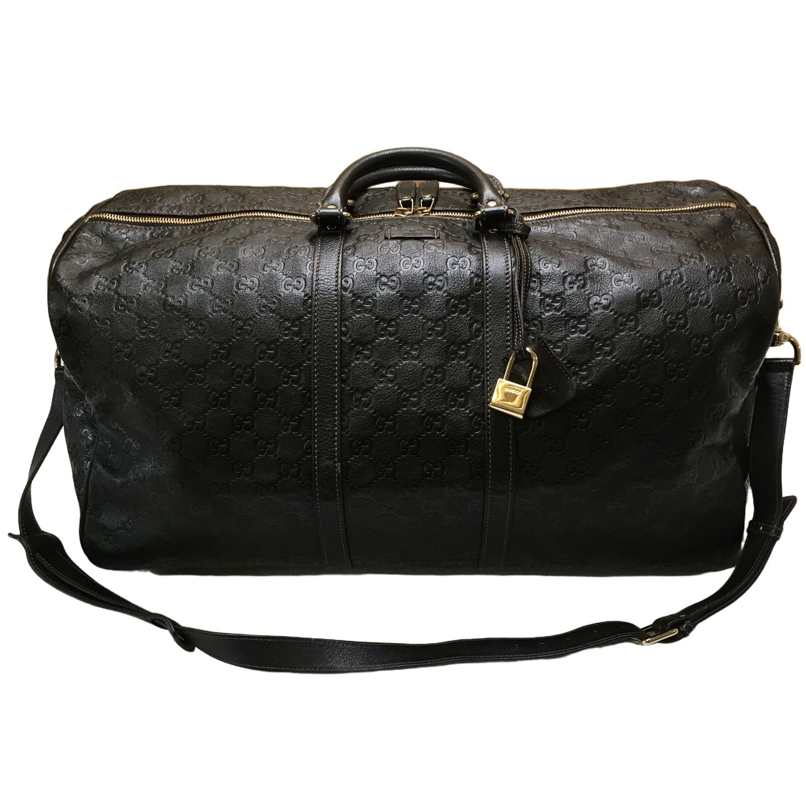 GUCCI グッチ GGシマ ボストンバッグ ショルダーバッグ 2way レザー ショルダーバッグ グッチ GUCCI レザーボストンバッグ
