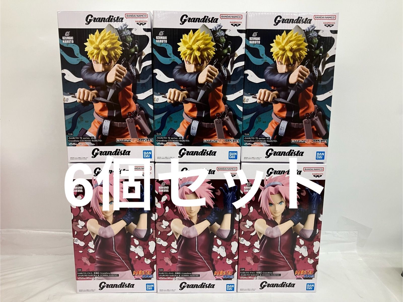 未開封 NARUTO疾風伝 Grandistaフィギュア うずまきナルト 春野サクラ