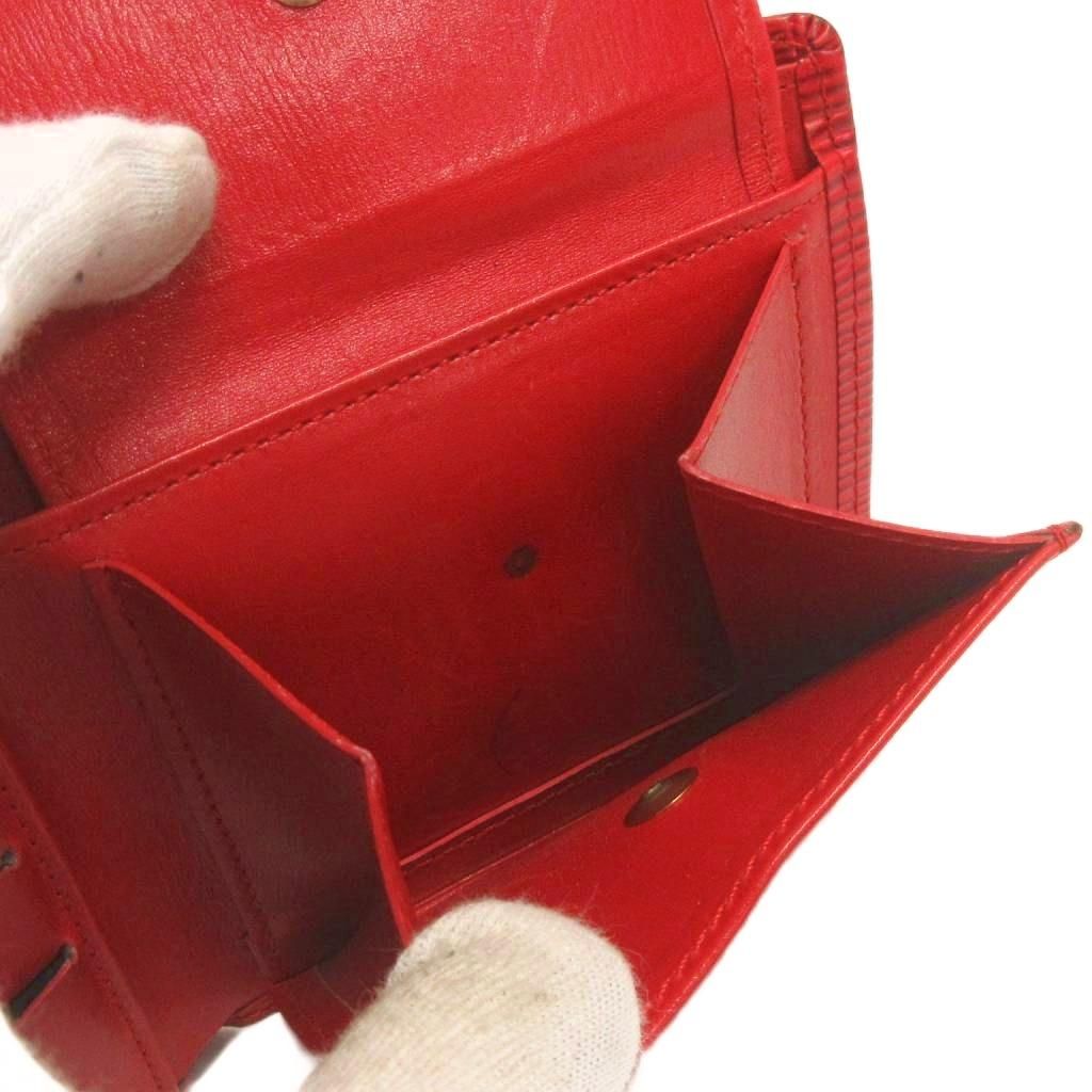 ルイヴィトン LOUIS VUITTON エピ 二つ折り財布 小銭入れ レザー