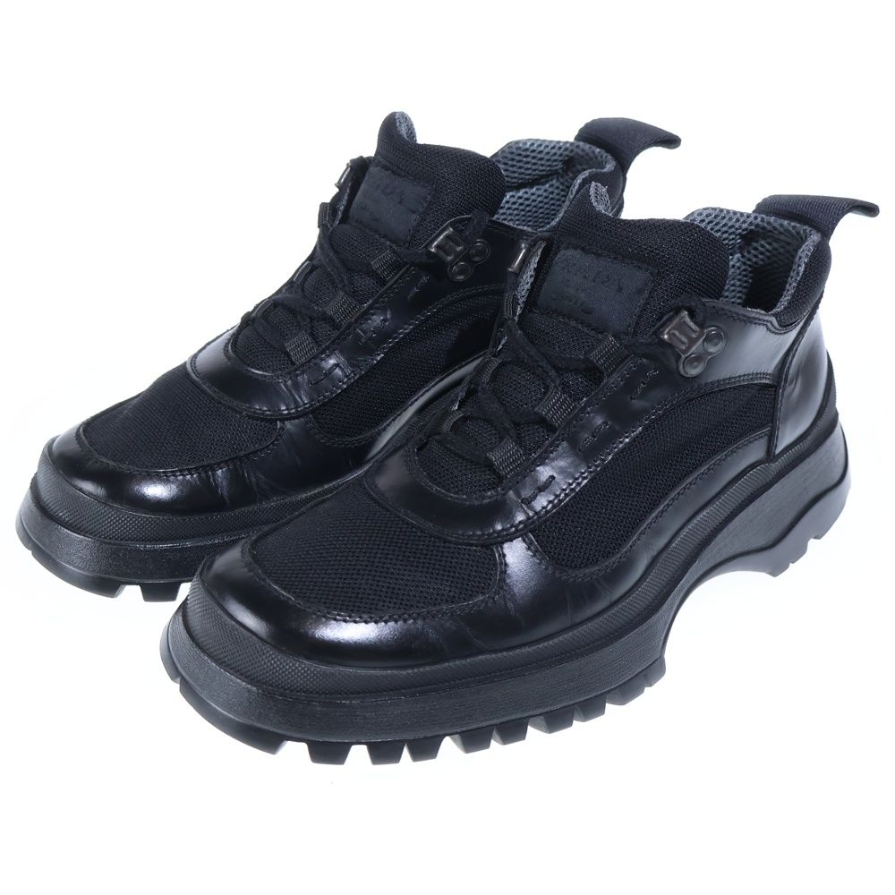 PRADA (プラダ) トレッキングシューズ ビブラムソール レザー切替 903