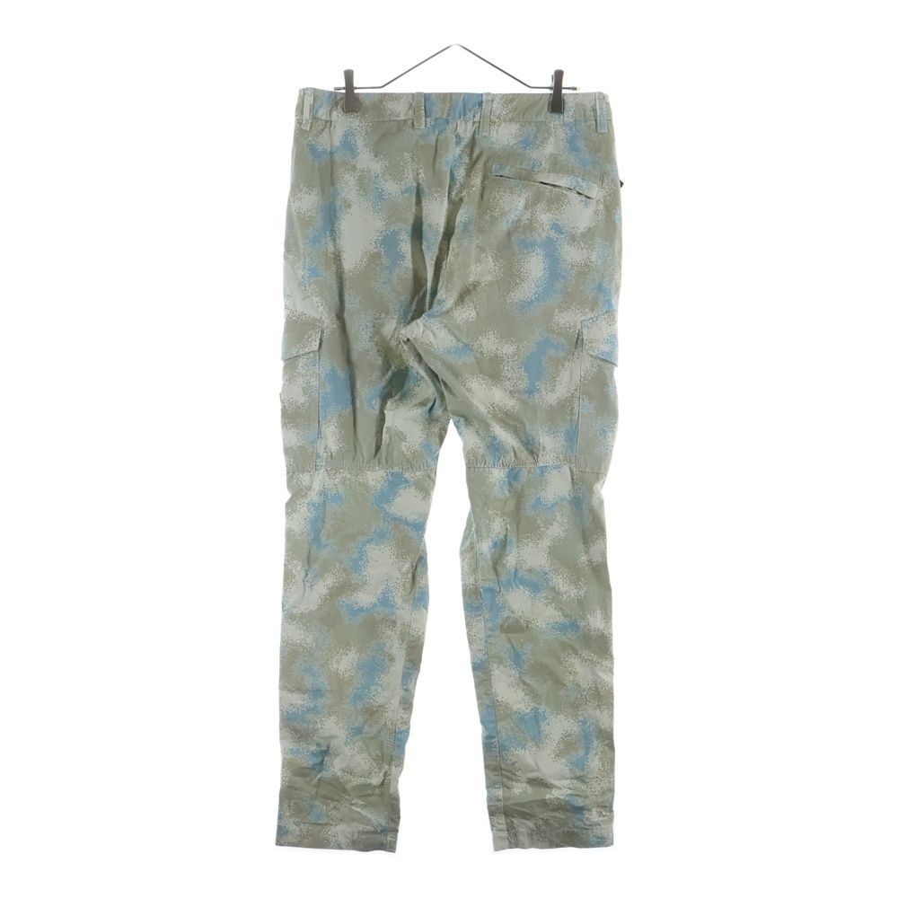 STONE  ストーンアイランド CAMO DEVORE CARGO PANT 7213323EE ストレートパンツ グリーン STONE ISLAND (ストーンアイランド) CAMO DEVORE CARGO PANT 7213323EE