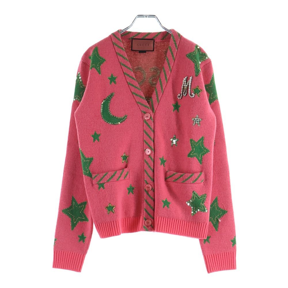 GUCCI グッチ ■ミケーレ ニット ピンク スパンコール 624018 GUCCI (グッチ) □ミケーレ ニット ピンク スパンコール 624018 - メルカリ
