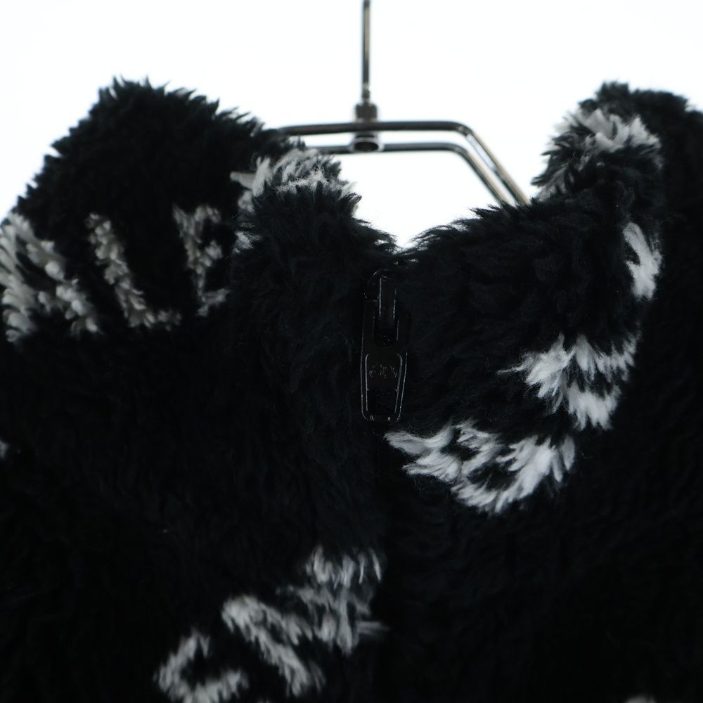 BALENCIAGA (バレンシアガ) 19AW ALLOVER LOGO FLUFFY ZIP UP JACKET