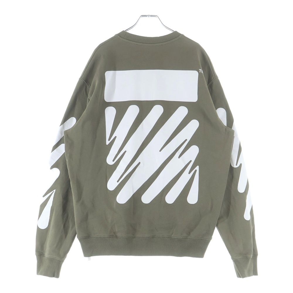 OFF-WHITE (オフホワイト) 22SS WAVE DIAG SLIM CREWNECK ウェーブ 