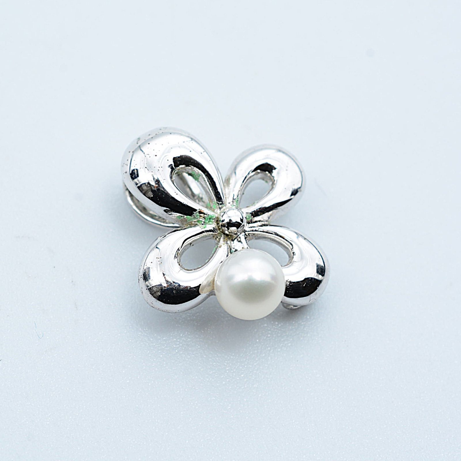 MIKIMOTO ミキモト アコヤ真珠 パール ペンダントトップ シルバー 銀 S 