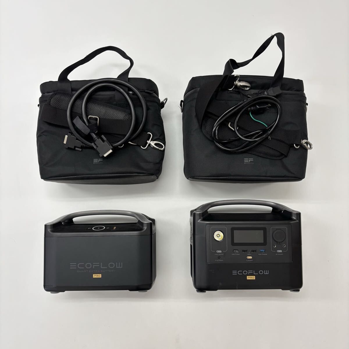 ECOFLOW セット RIVER PRO FF4 PRO EFRIVER600PRO-JP & RIVER PRO 専用エクストラバッテリー EF4 PRO-EB EFRIVER600PRO-EB-JP 804-0230