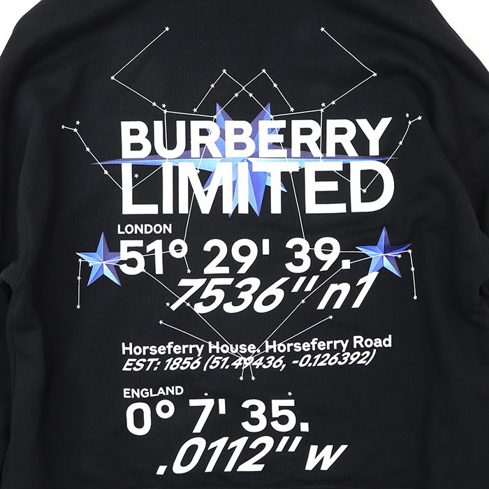 美品】BURBERRY LIMITED バーバリー バックプリントパーカー サイズ S