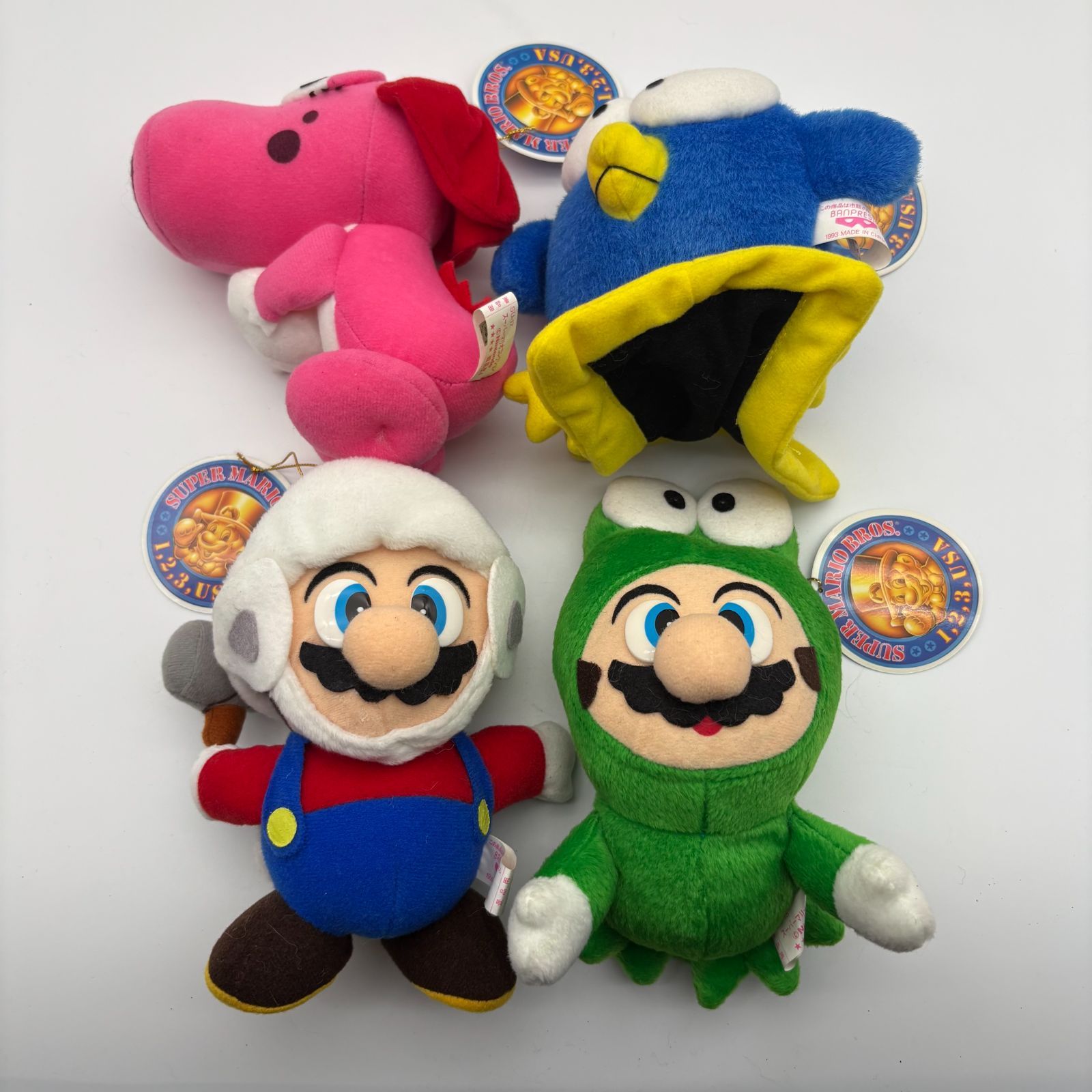 スーパーマリオコレクション 1993年 ぬいぐるみ 4点セット マリオ