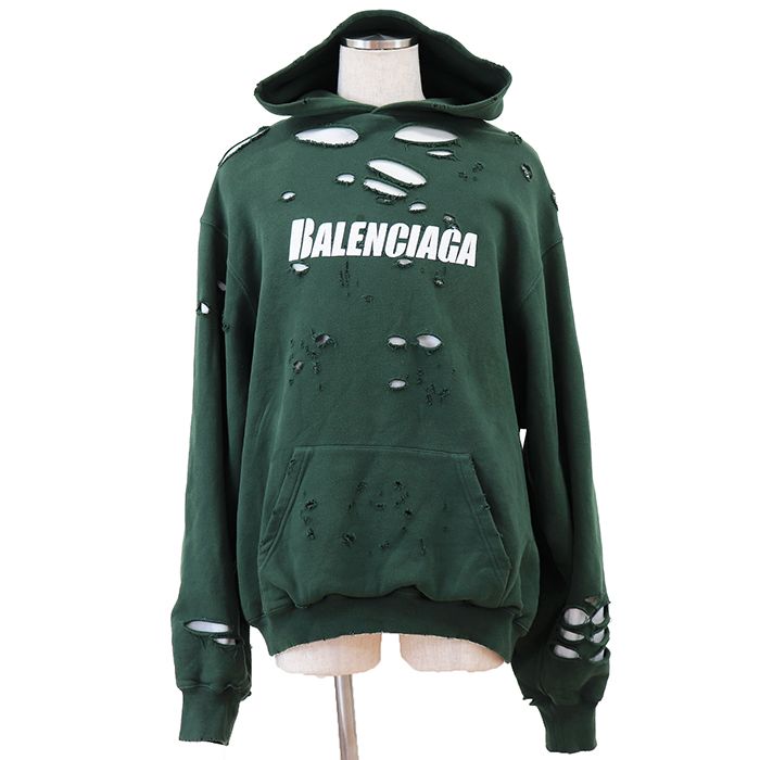 美品】BALENCIAGA バレンシアガ スウェットパーカー サイズ XXS メンズ 