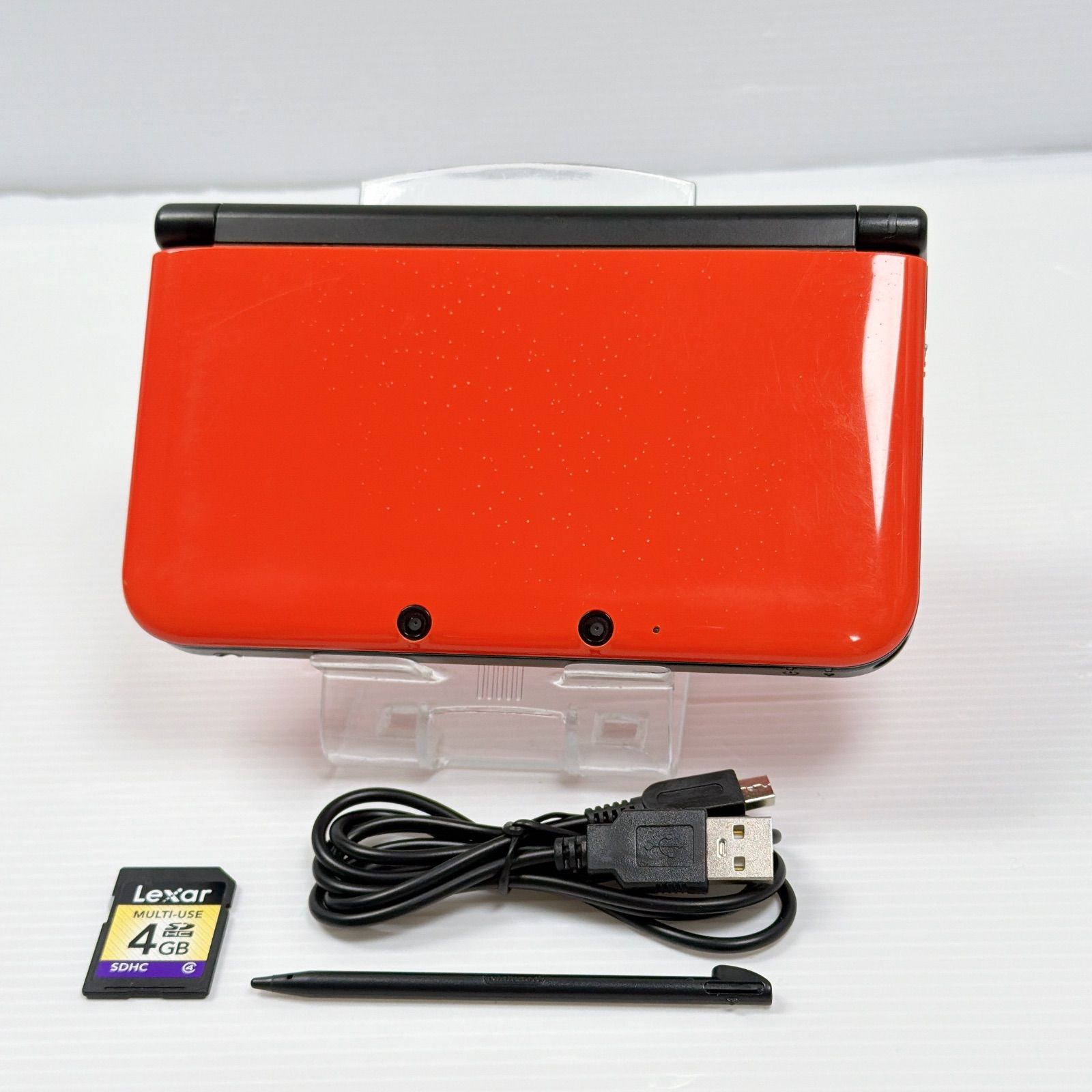 ニンテンドー 3DSLL オレンジブラック 遊べるセット 動作確認済み 