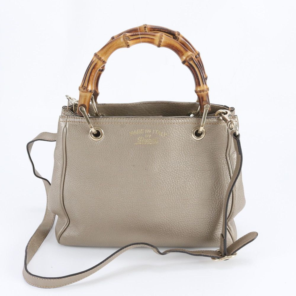 グッチ バンブー ショッパー シャンパンゴールド色 値下げ】GUCCI グッチ バンブー ショッパー 2WAYハンドバッグ 【公式通販】